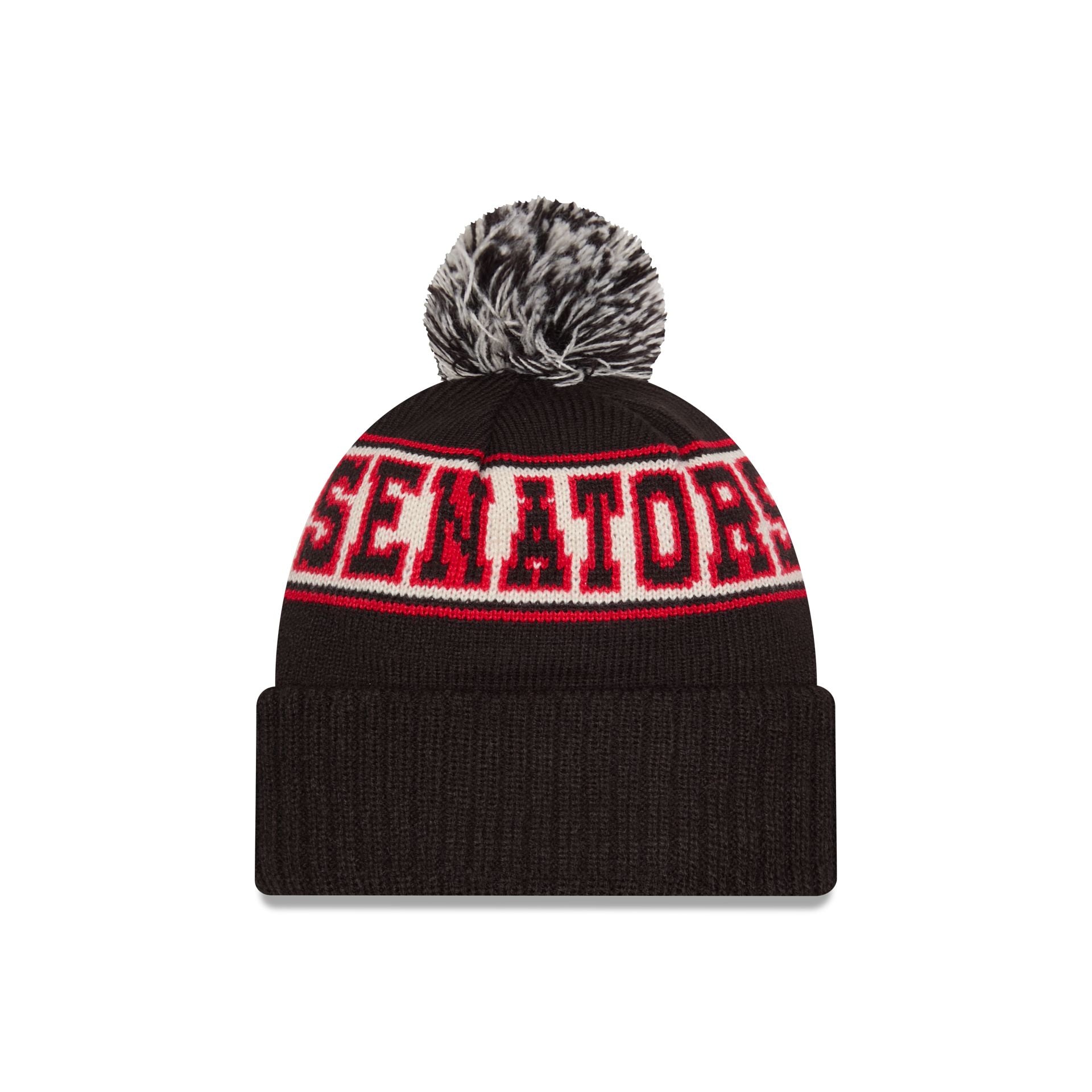 Alternative view of Ottawa Senators Retro Pom Knit Hat
