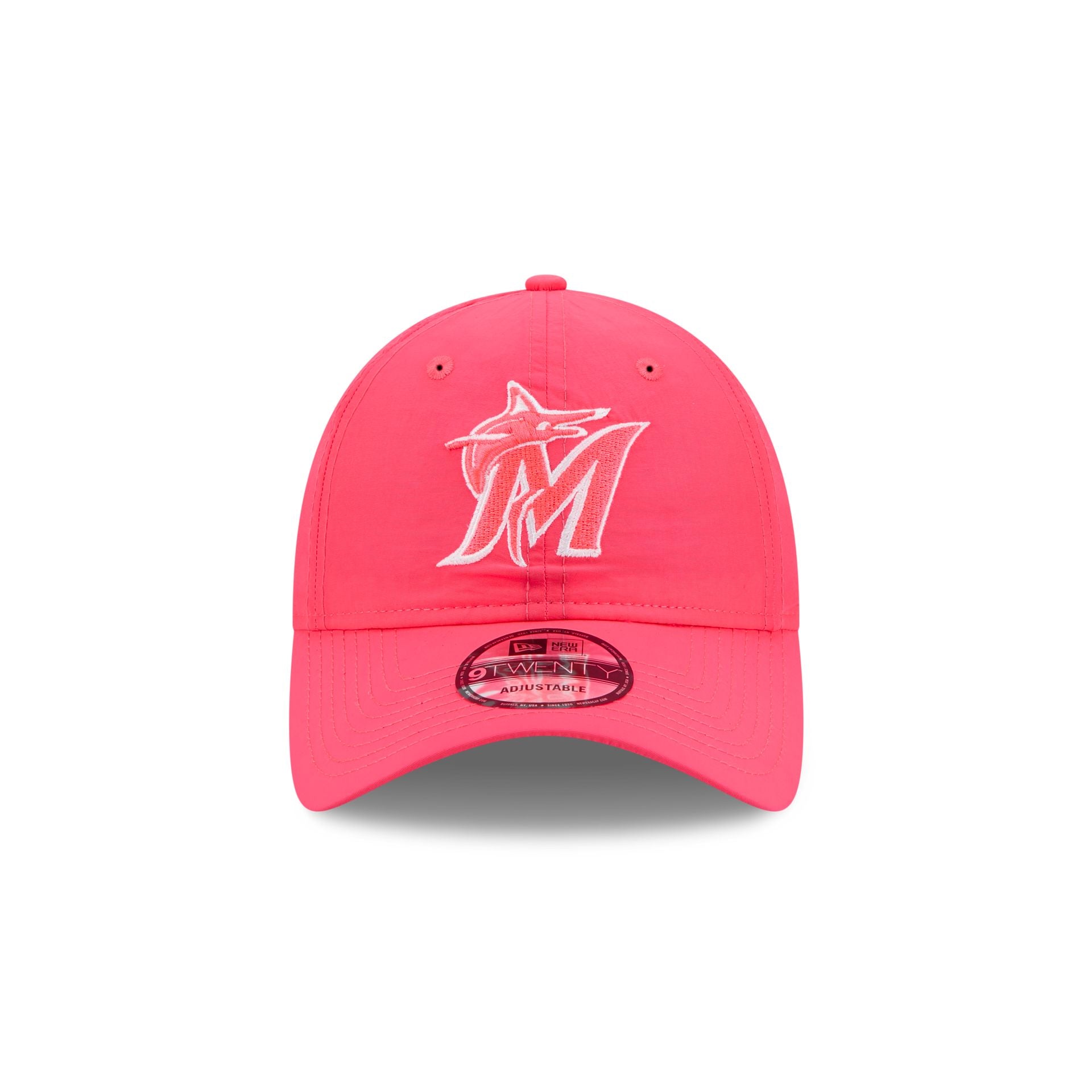 Alternative view of Miami Marlins Everyday Nylon Pink 9Twenty Adjustable Hat