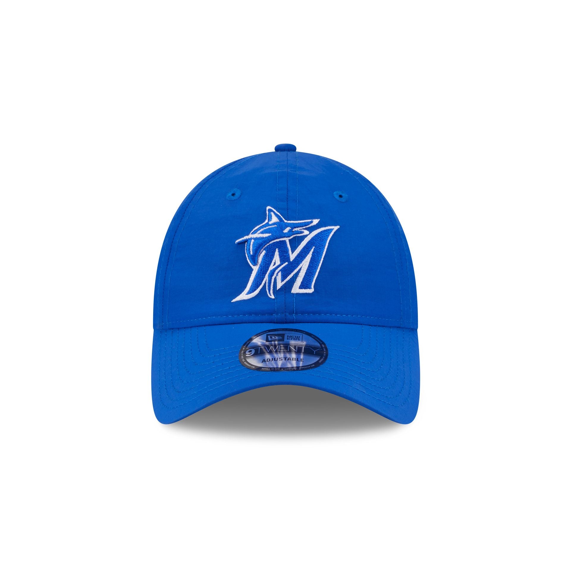 Alternative view of Miami Marlins Everyday Nylon Blue 9Twenty Adjustable Hat