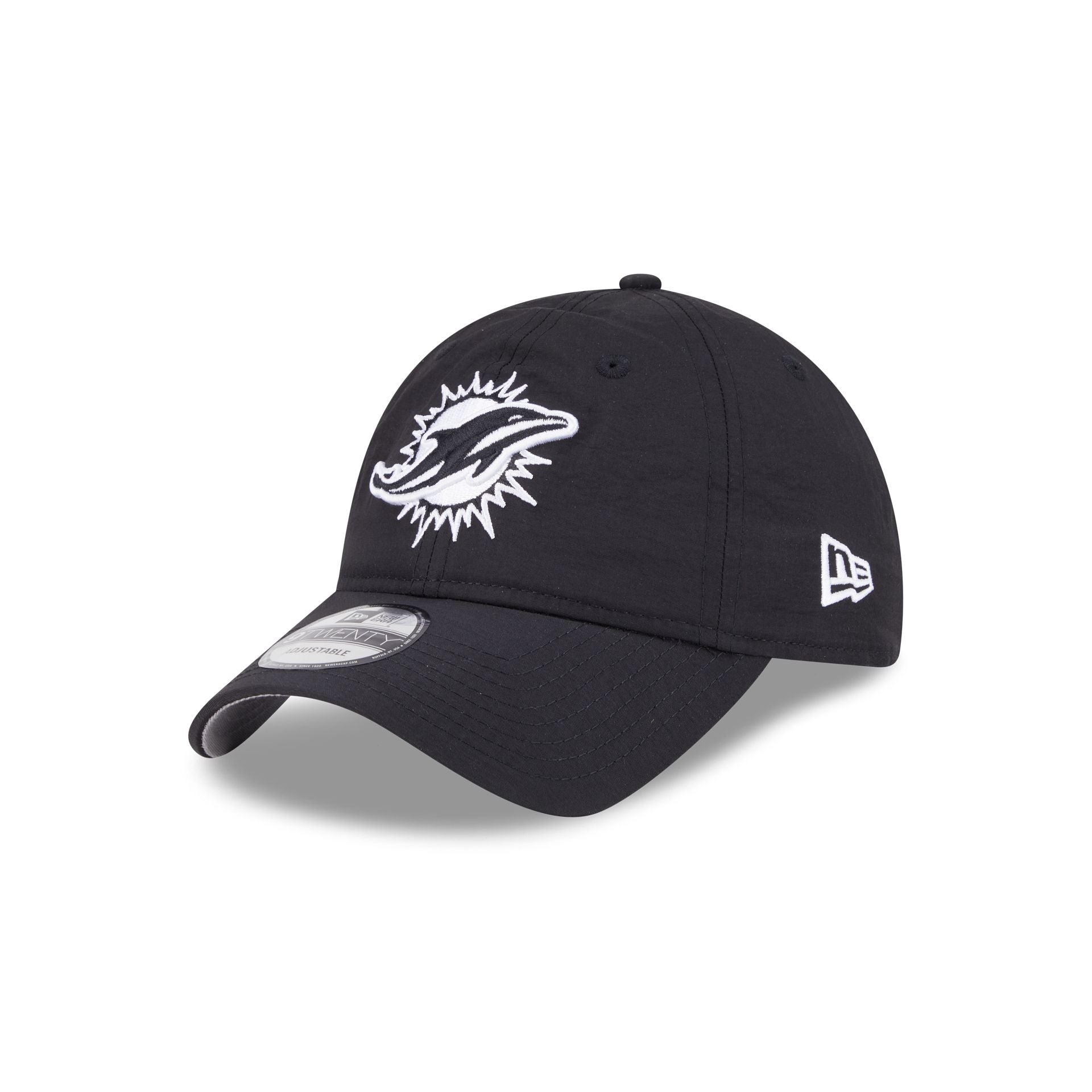 Miami Dolphins Everyday Nylon Black 9Twenty Adjustable Hat
