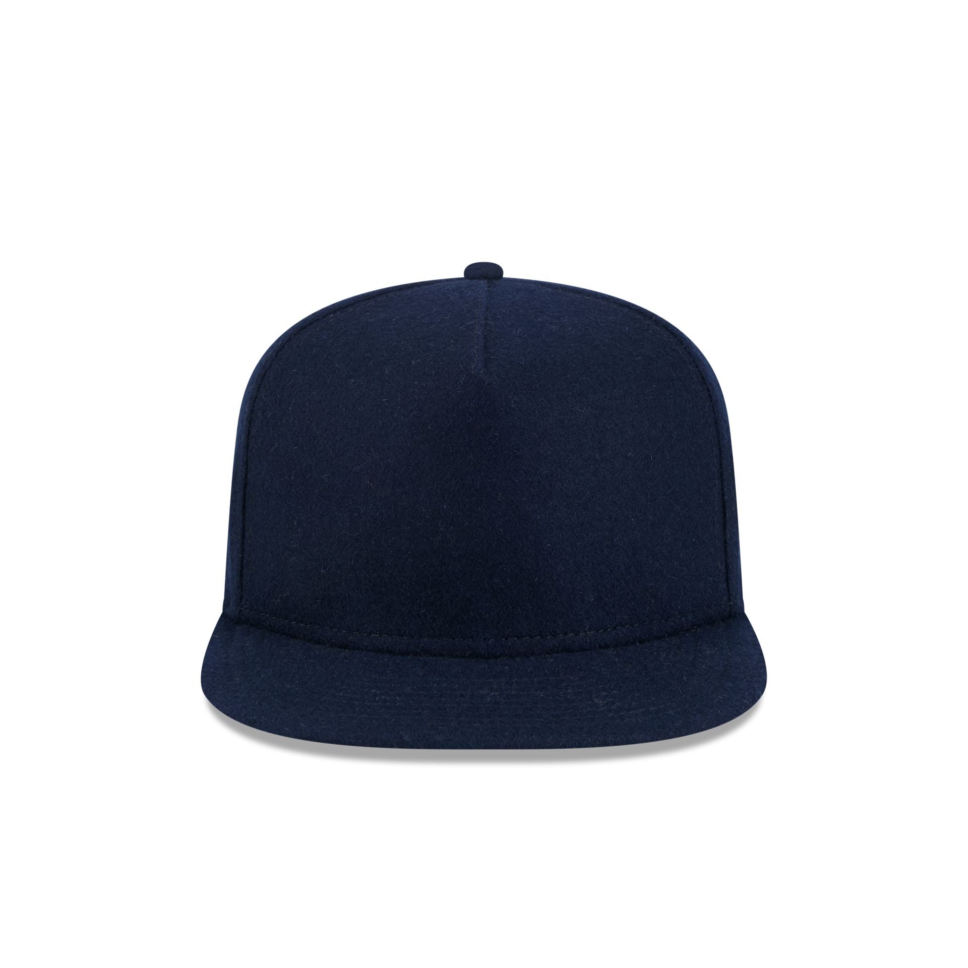 Alternative view of New Era Cap Navy Melton Wool 59Fifty A-Frame Fitted Hat
