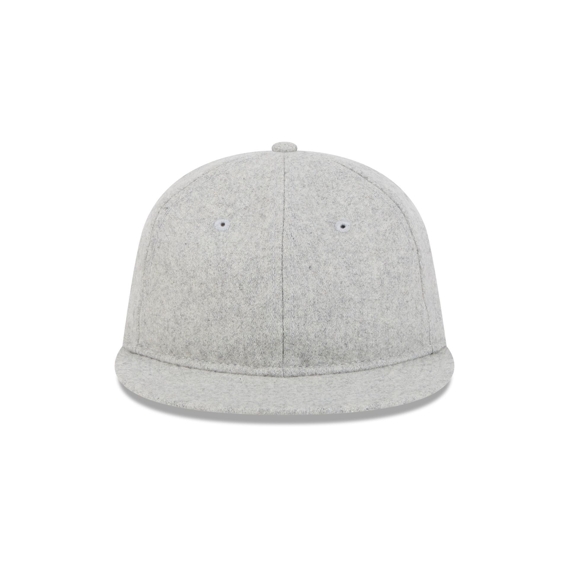 Alternative view of New Era Cap Heather Gray Melton Wool Retro Crown 9Fifty Strapback Hat