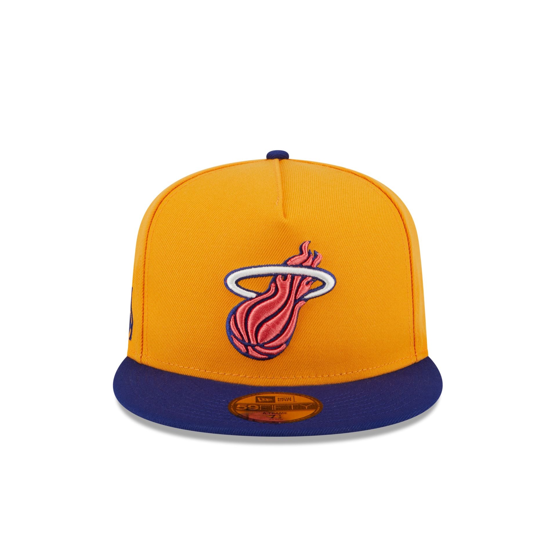 Alternative view of Miami Heat Gold 59Fifty A-Frame Fitted Hat