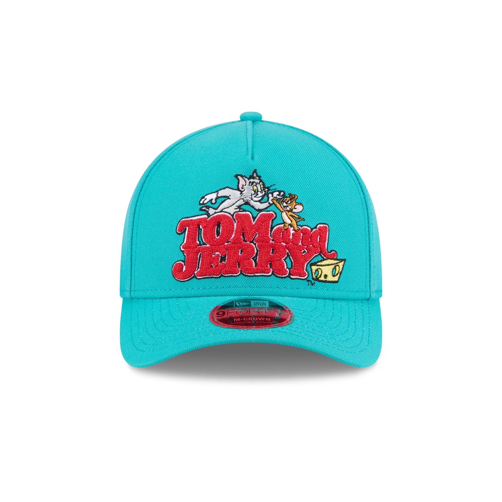 Alternative view of Tom And Jerry 85Th Anniversary Teal 9Forty M-Crown A-Frame Snapback Hat