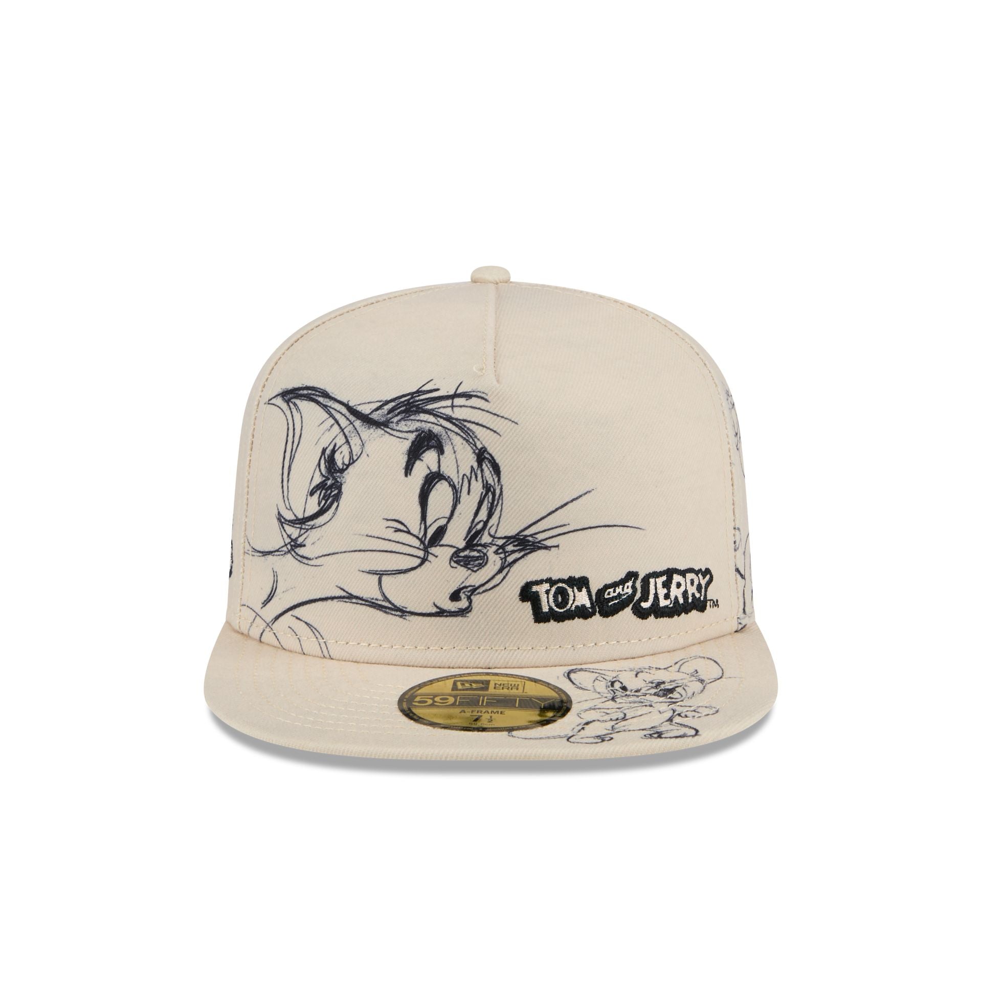 Alternative view of Tom And Jerry 85Th Anniversary 59Fifty A-Frame Fitted Hat