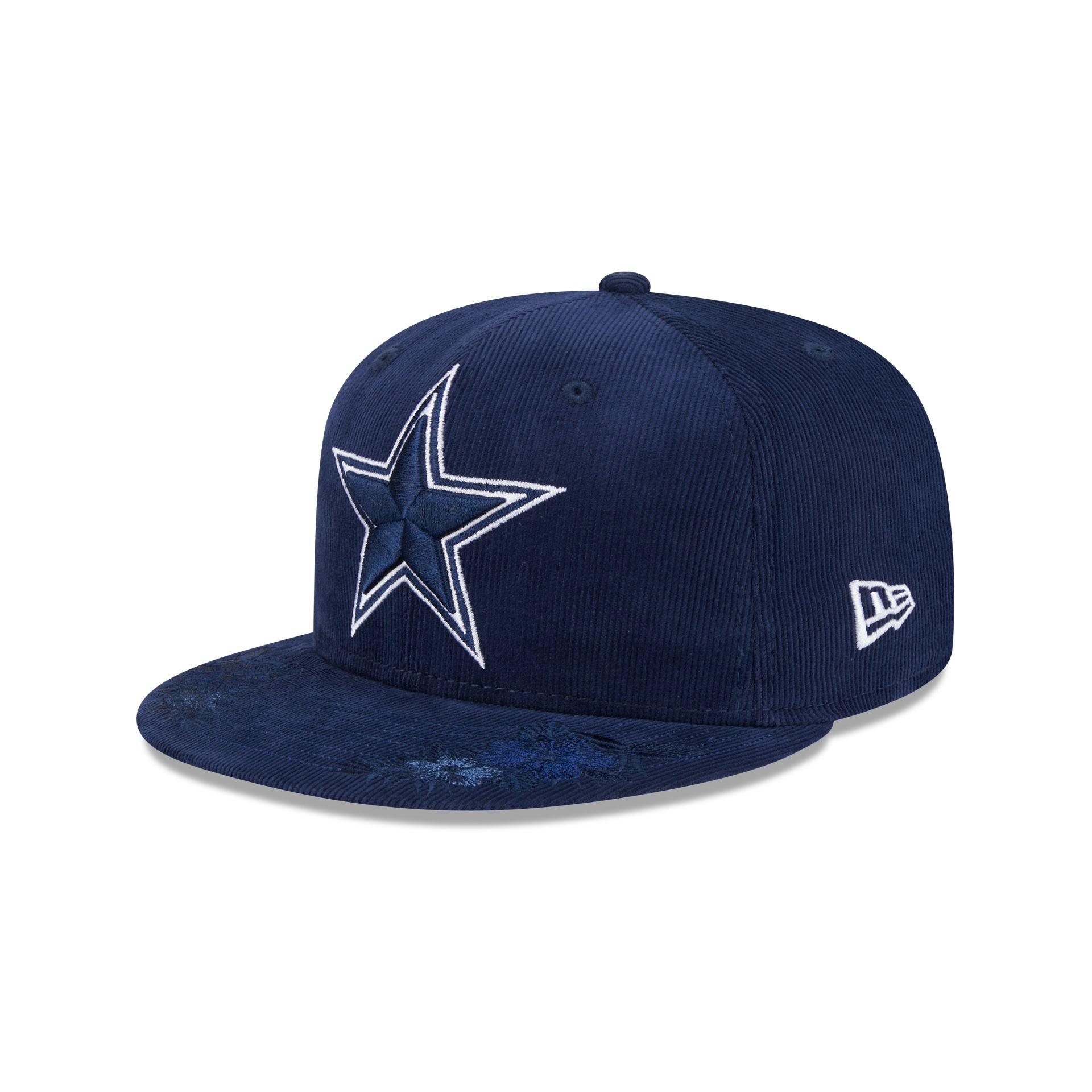 Just Caps Floral Corduroy Dallas Cowboys 59Fifty Fitted Hat - Image 3