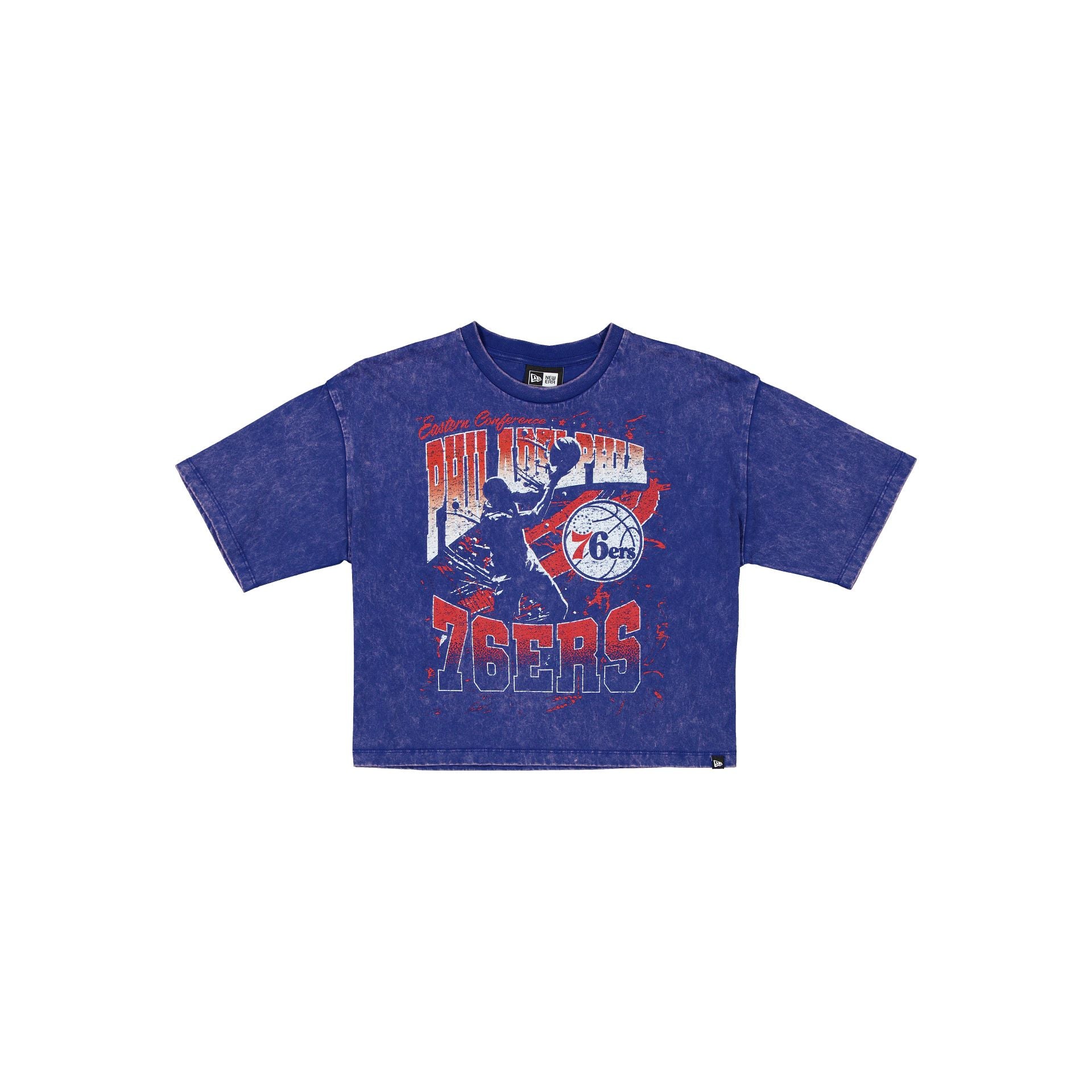 Philadelphia 76Ers Sport Classics Women's Cropped T-Shirt
