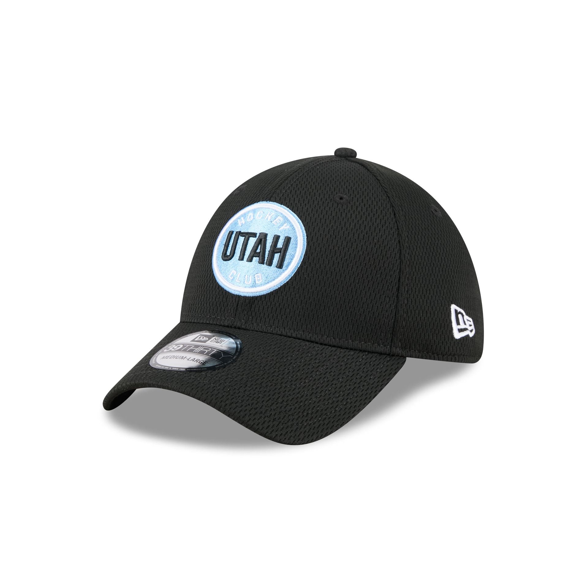 Utah Hockey Club Black 39Thirty Stretch Fit Hat