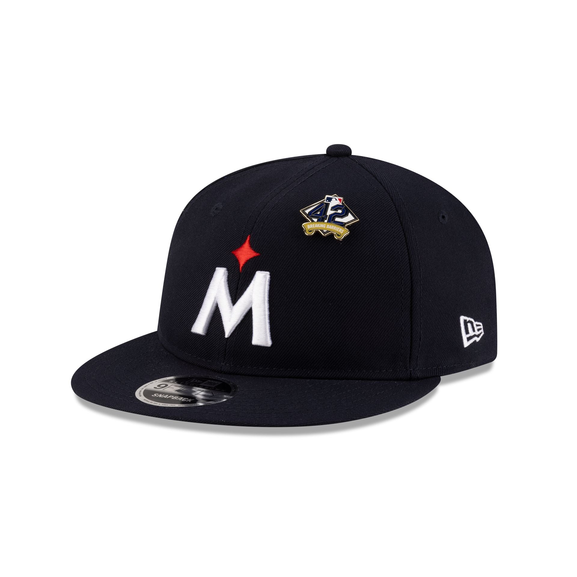 Minnesota Twins Jackie Robinson Day 2025 Retro Crown 9Fifty Snapback Hat