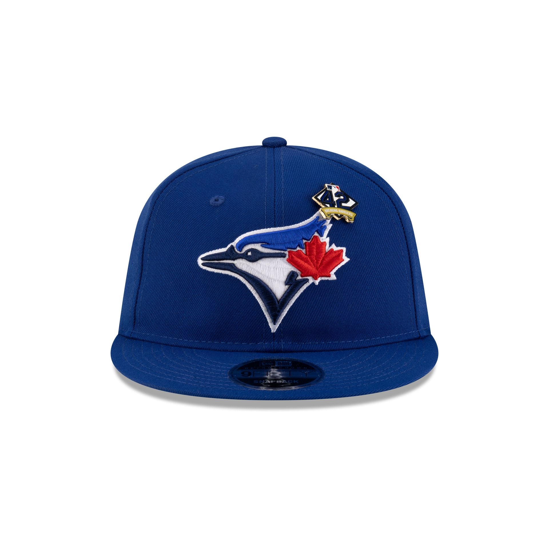 Alternative view of Toronto Blue Jays Jackie Robinson Day 2025 Retro Crown 9Fifty Snapback Hat