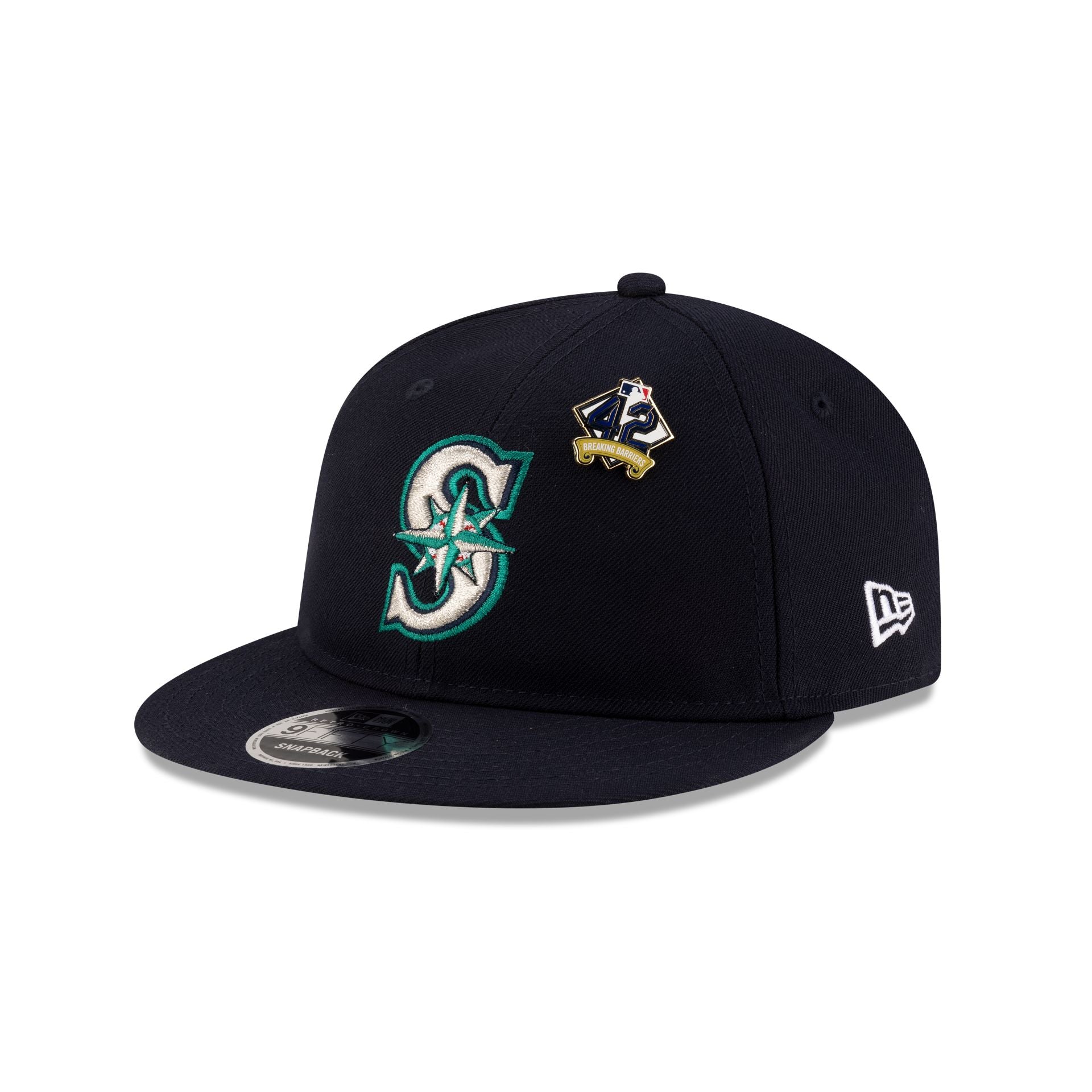 Seattle Mariners Jackie Robinson Day 2025 Retro Crown 9Fifty Snapback Hat