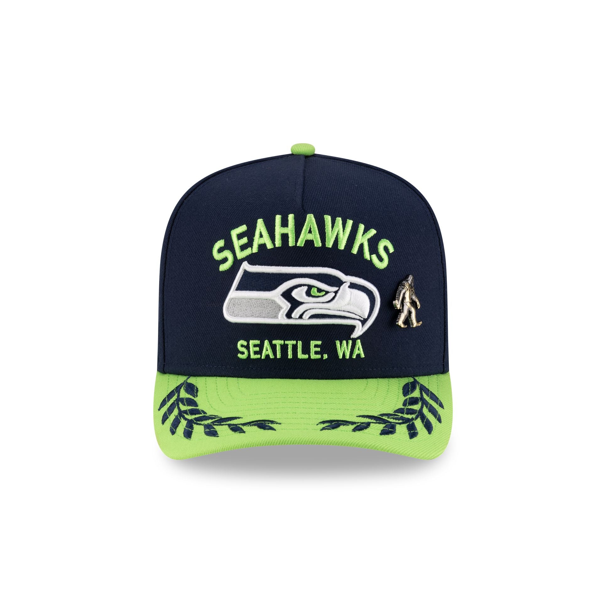 Alternative view of Seattle Seahawks 2025 Draft 59Fifty A-Frame Fitted Hat