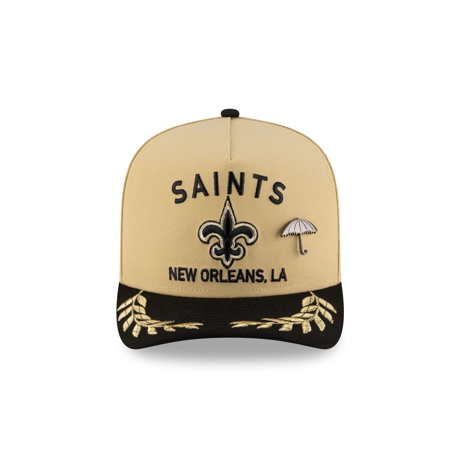 Alternative view of New Orleans Saints 2025 Draft 59Fifty A-Frame Fitted Hat
