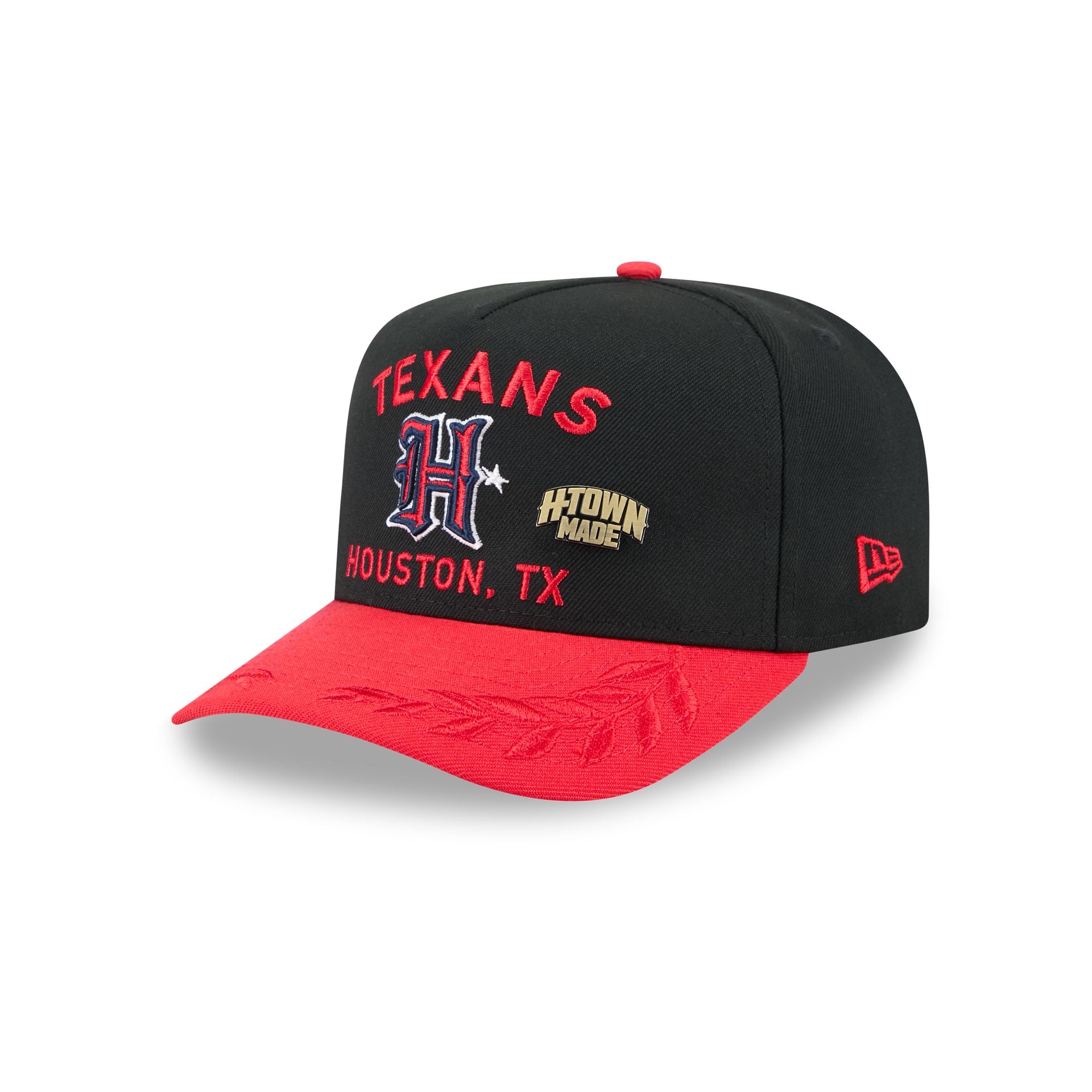 Houston Texans 2025 Draft Black 59Fifty A-Frame Fitted Hat