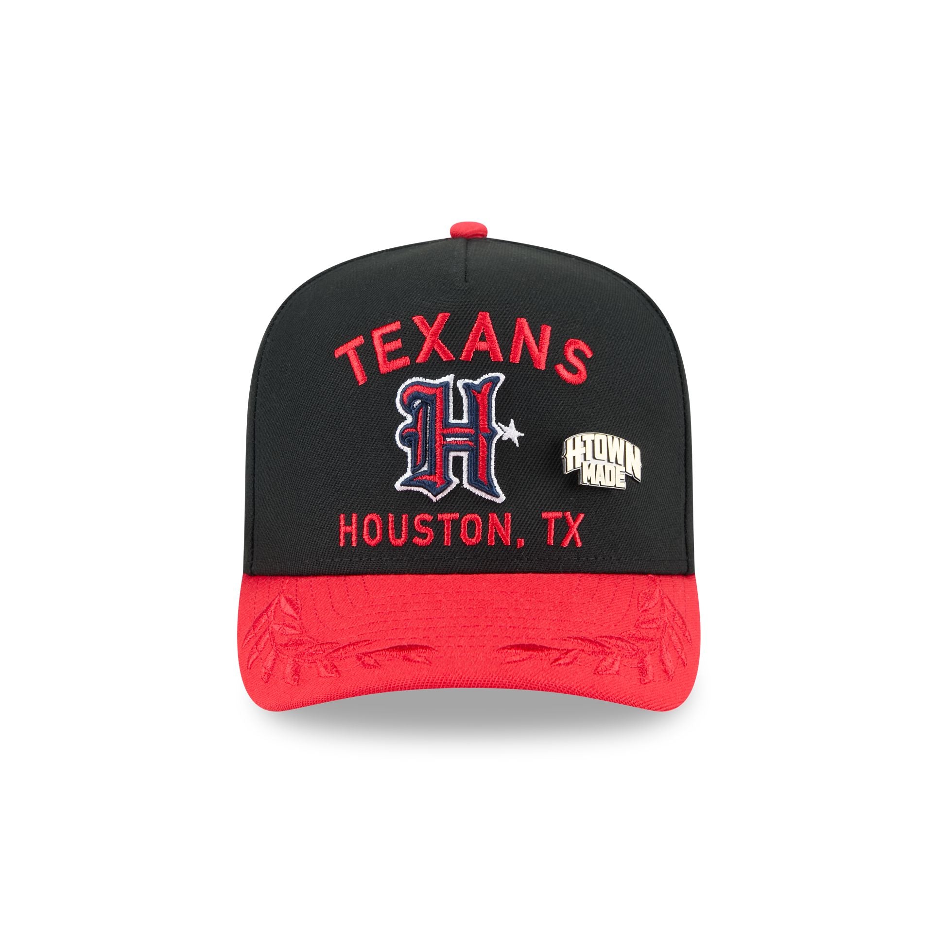 Alternative view of Houston Texans 2025 Draft Black 59Fifty A-Frame Fitted Hat