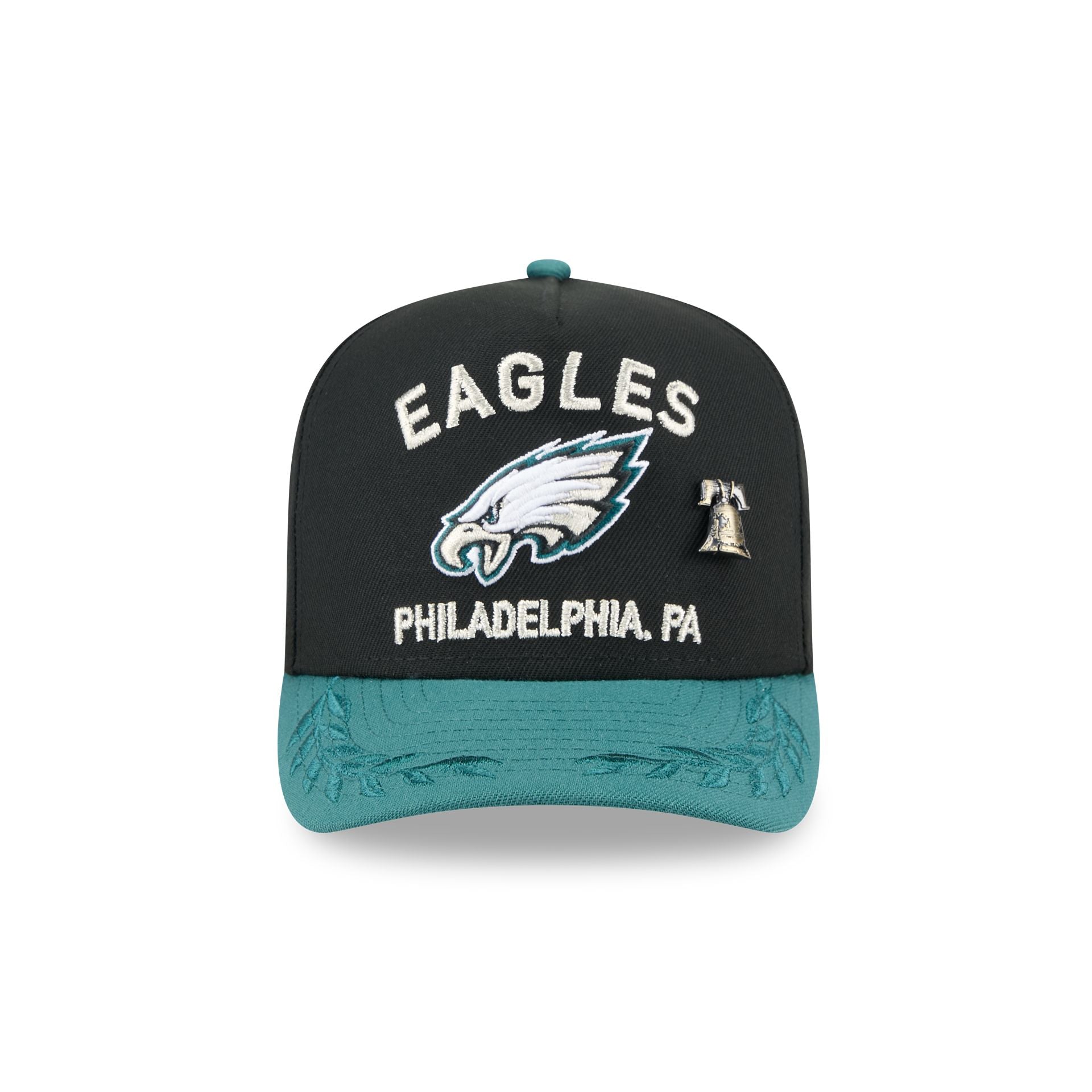 Alternative view of Philadelphia Eagles 2025 Draft Black 59Fifty A-Frame Fitted Hat