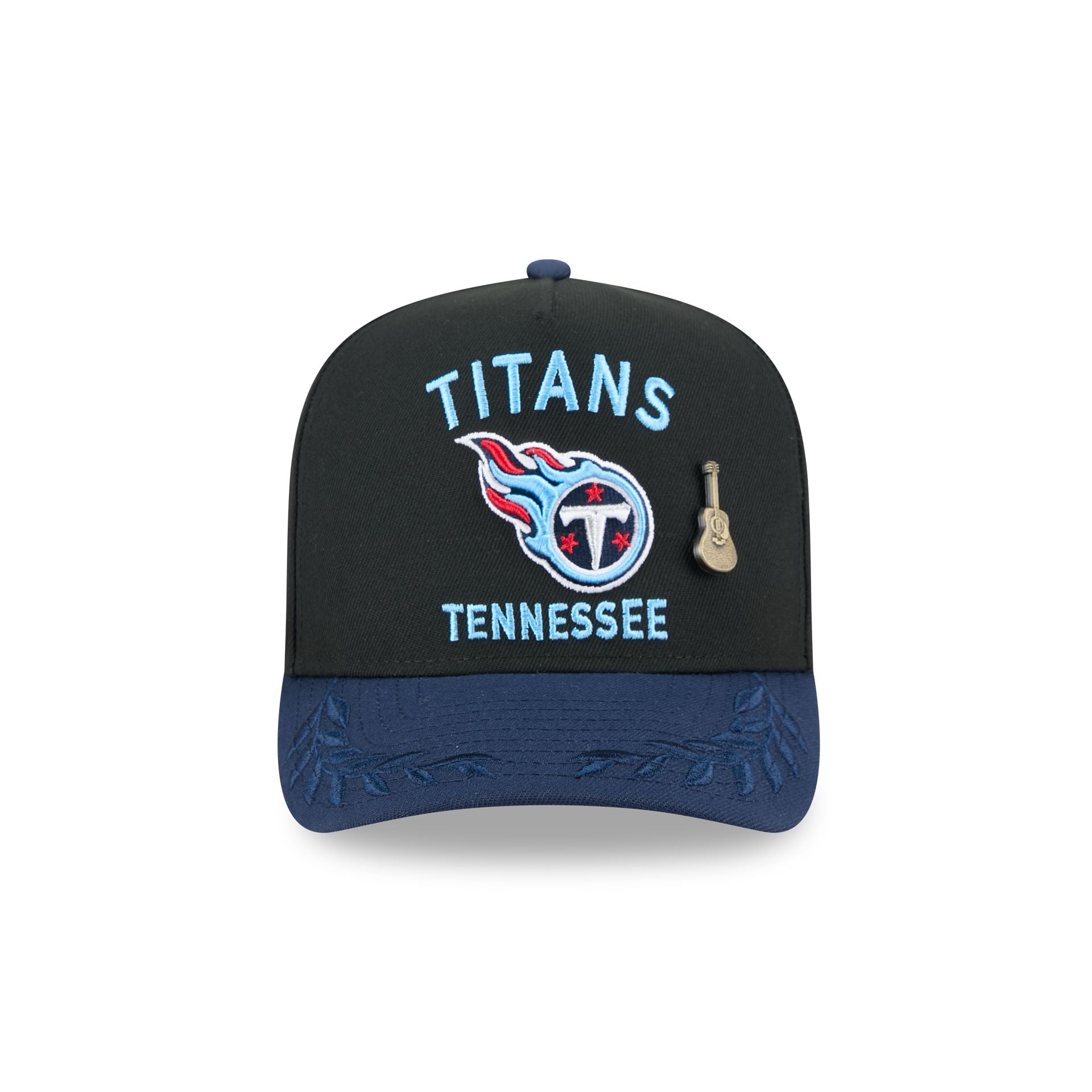 Alternative view of Tennessee Titans 2025 Draft Black 59Fifty A-Frame Fitted Hat