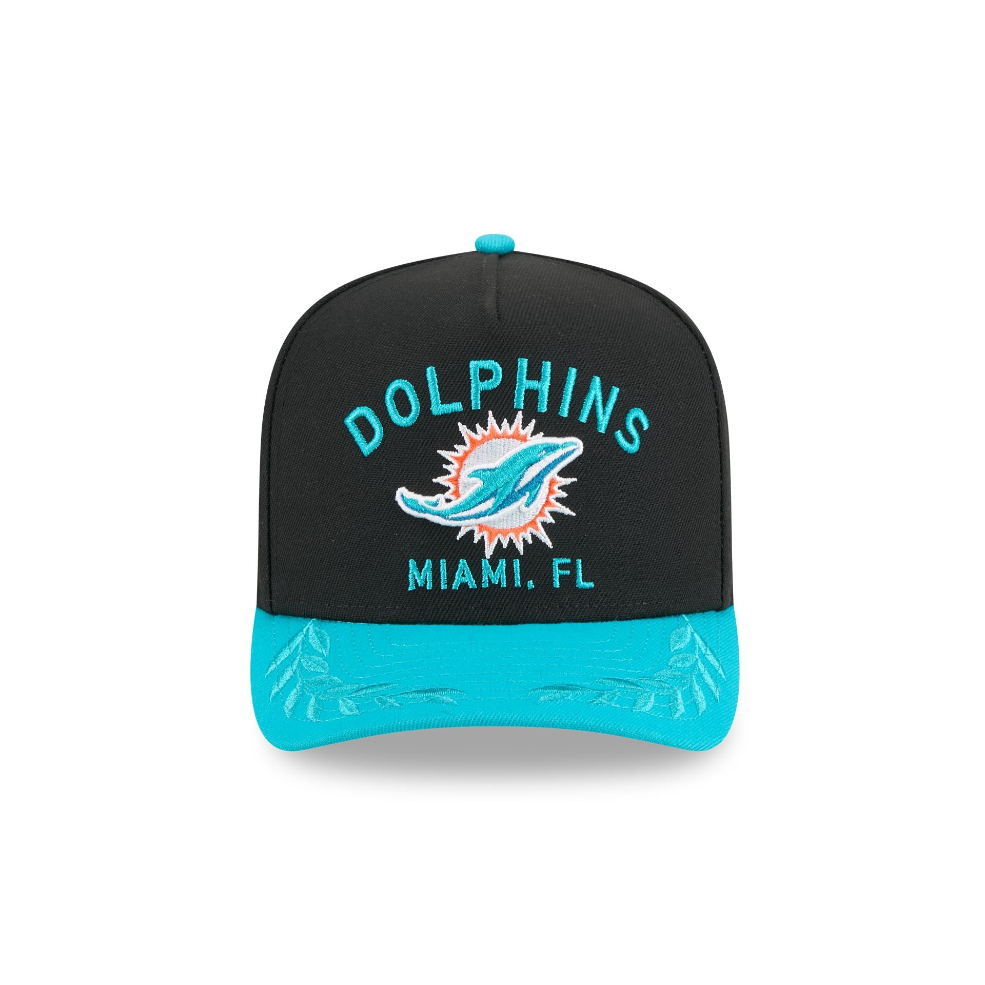 Alternative view of Miami Dolphins 2025 Draft 9Fifty A-Frame Snapback Hat