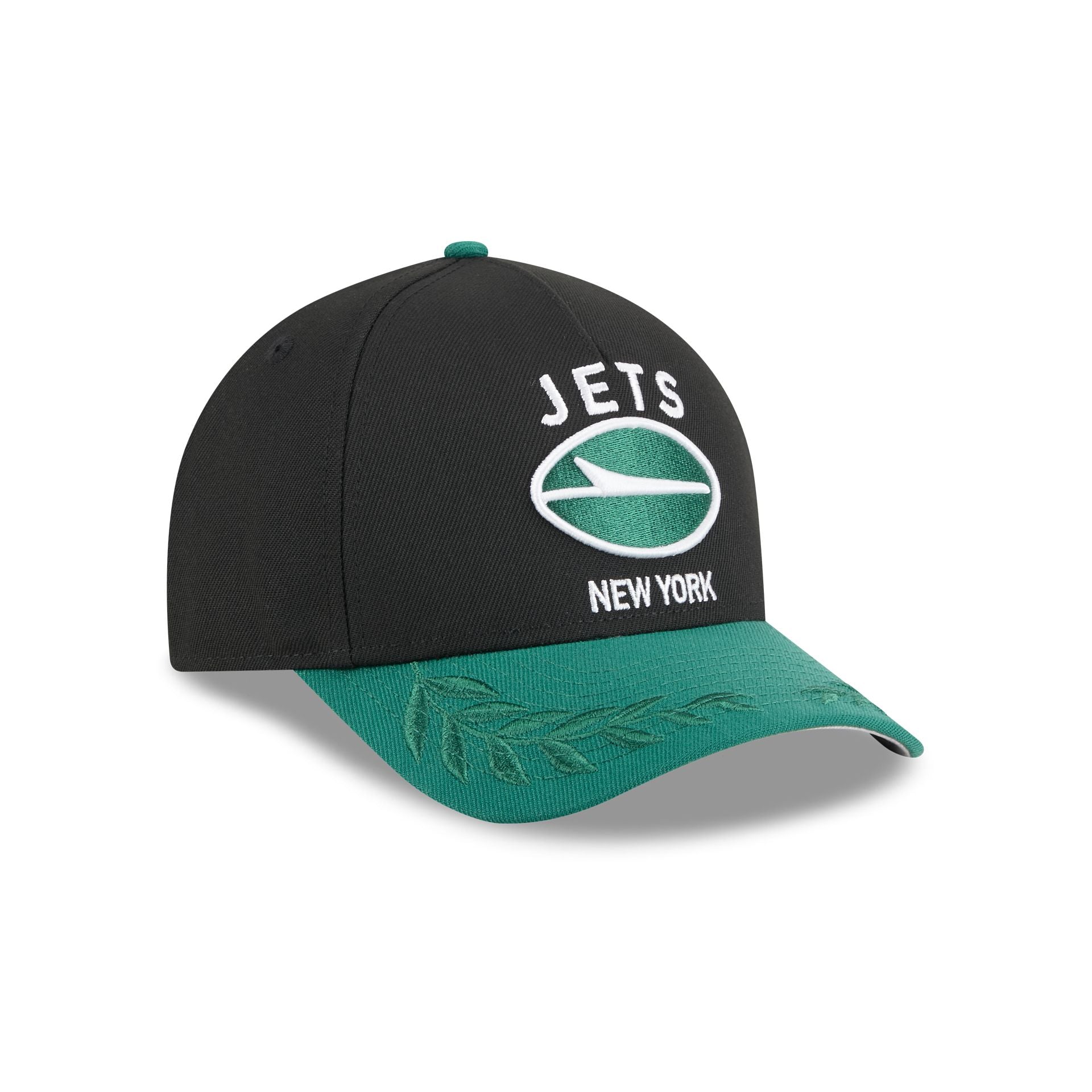 New York Jets 2025 Draft 9Forty M-Crown A-Frame Snapback Hat - Image 3
