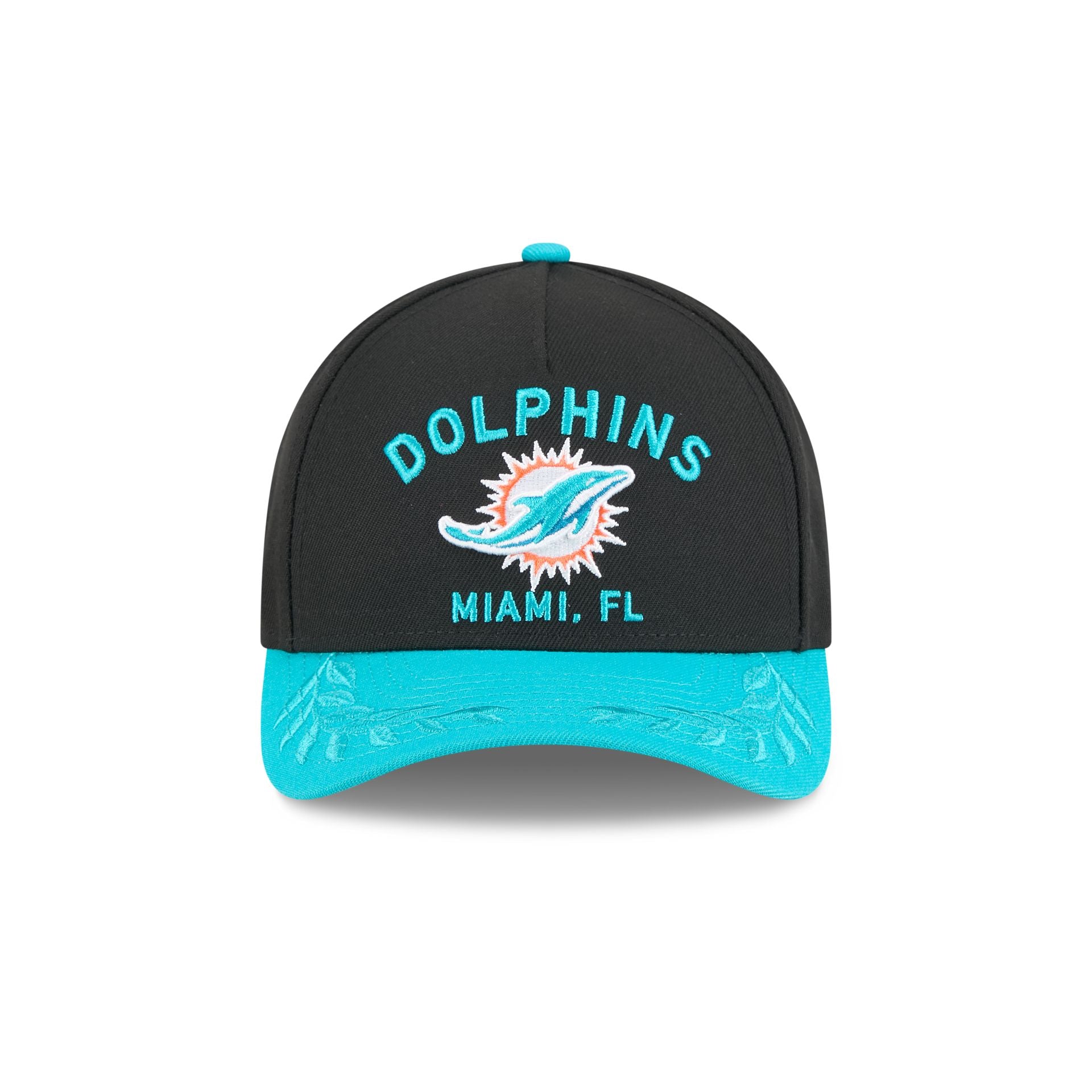 Alternative view of Miami Dolphins 2025 Draft 9Forty M-Crown A-Frame Snapback Hat