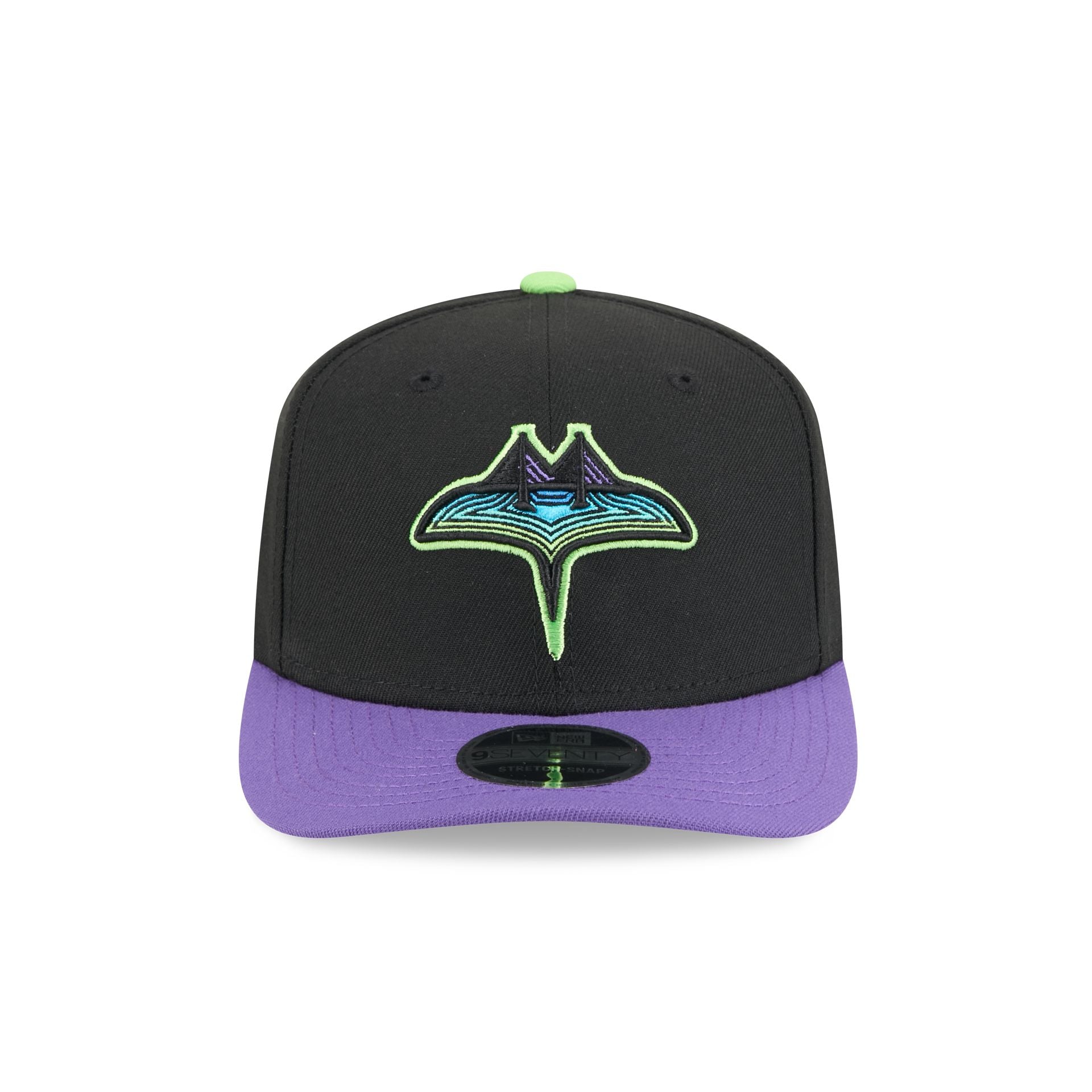 Alternative view of Tampa Bay Rays City Connect 9Seventy Stretch-Snap Hat