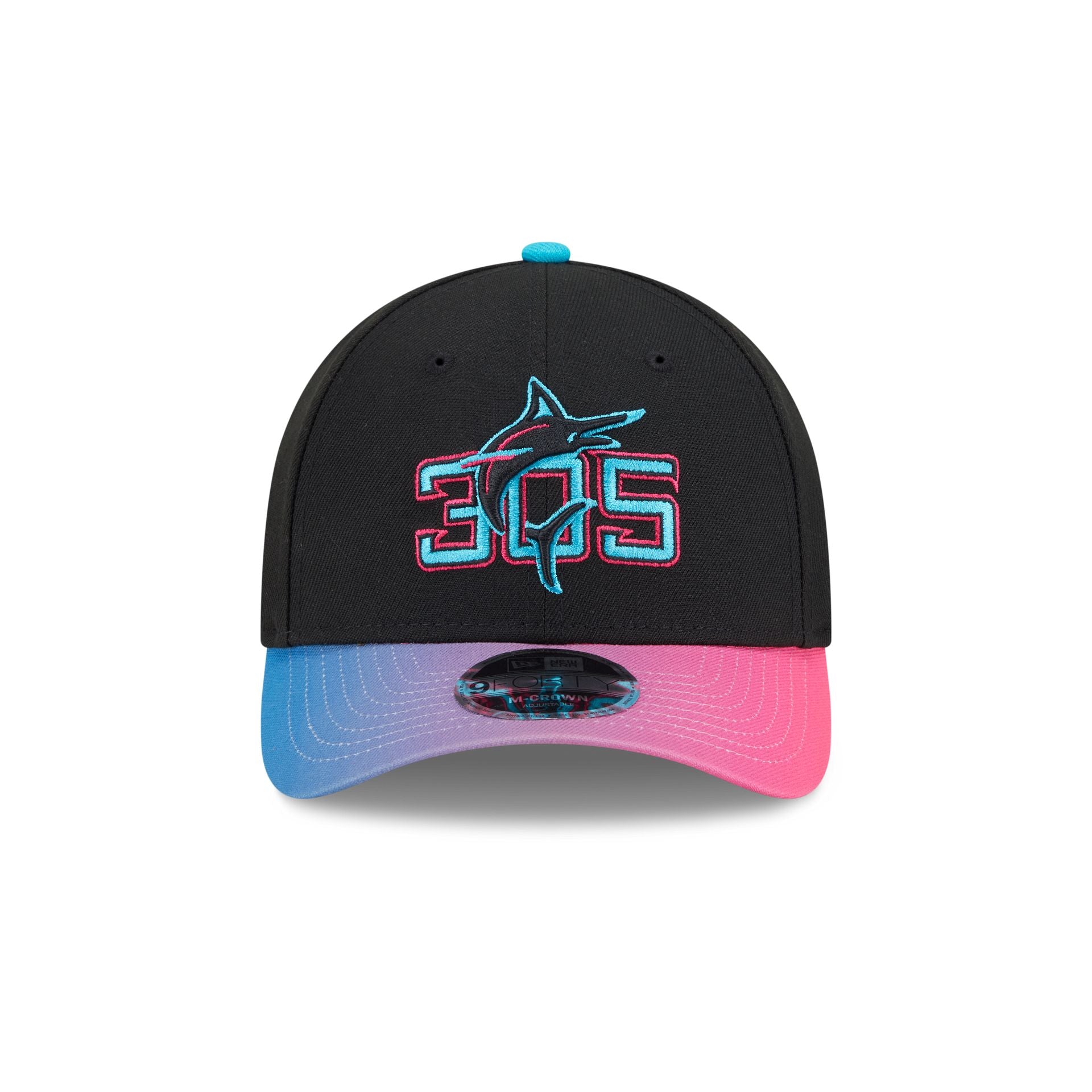 Alternative view of Miami Marlins City Connect 9Forty M-Crown Snapback Hat