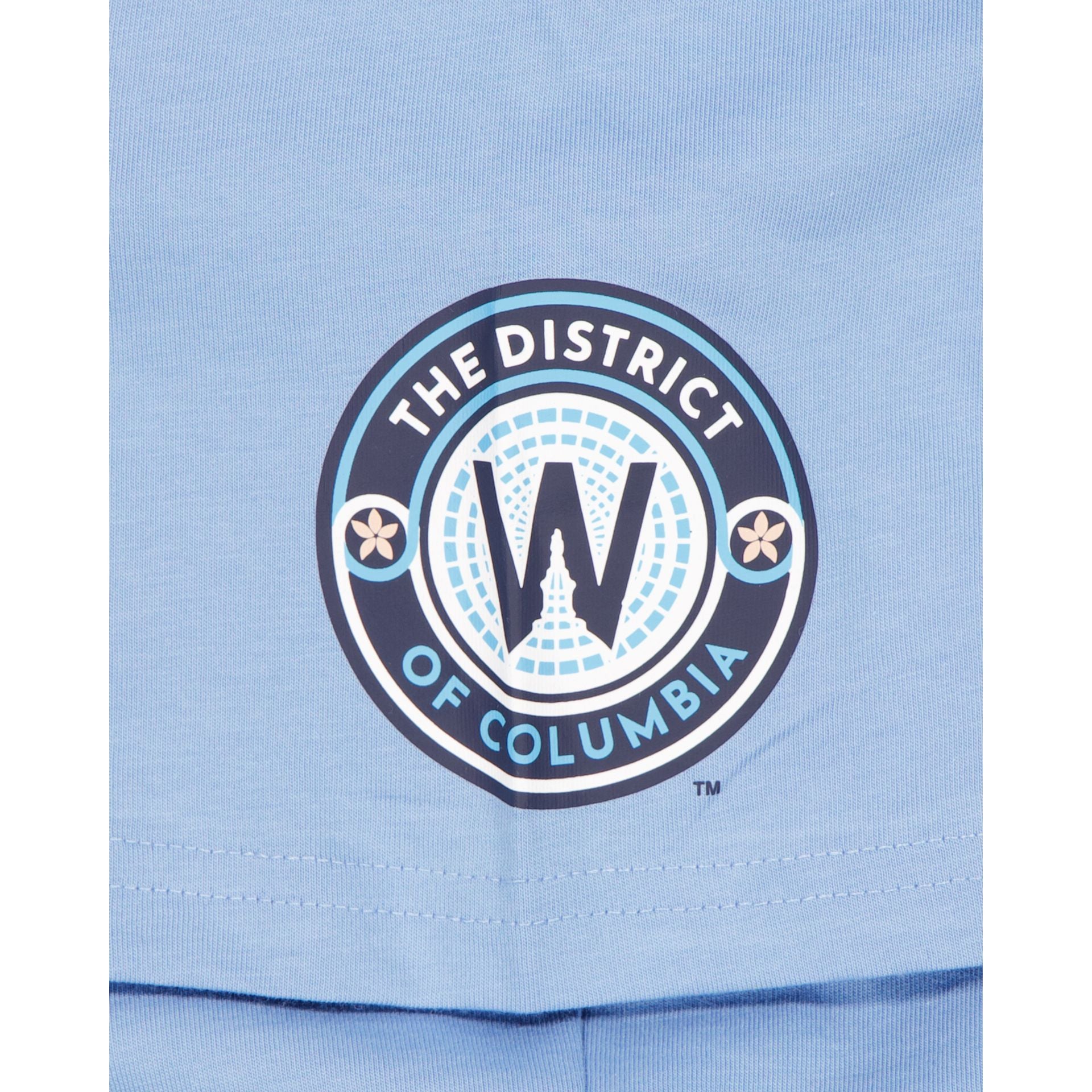 Alternative view of Washington Nationals City Connect Women's Pastel Blue T-Shirt