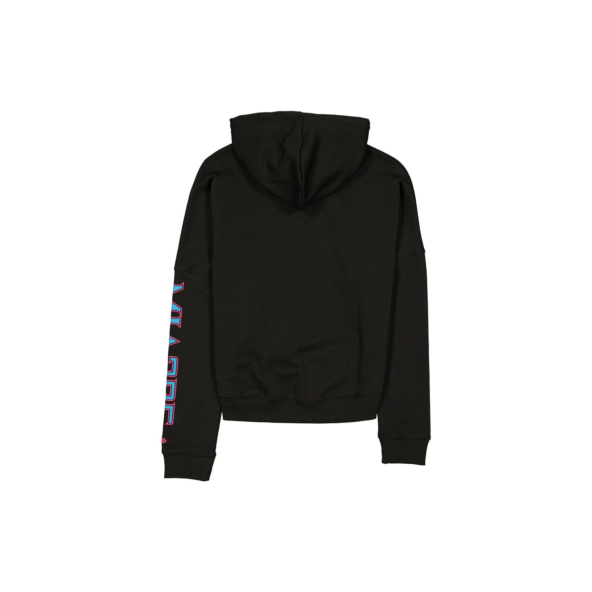 Alternative view of Miami Marlins City Connect Women's Black Hoodie