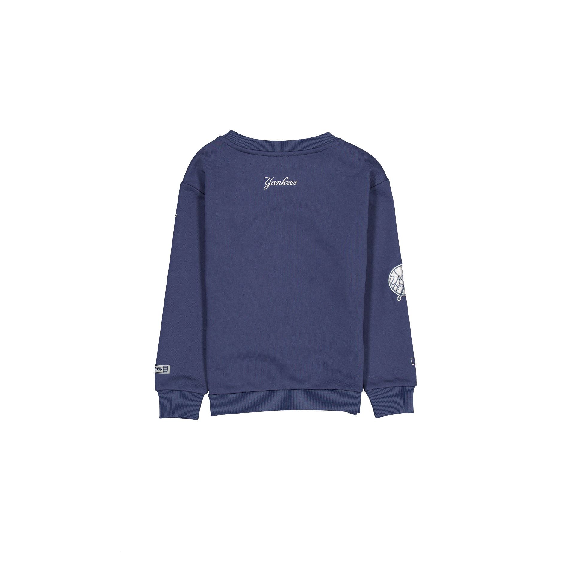 Alternative view of New York Or Nowhere X New York Yankees Navy Youth Crewneck