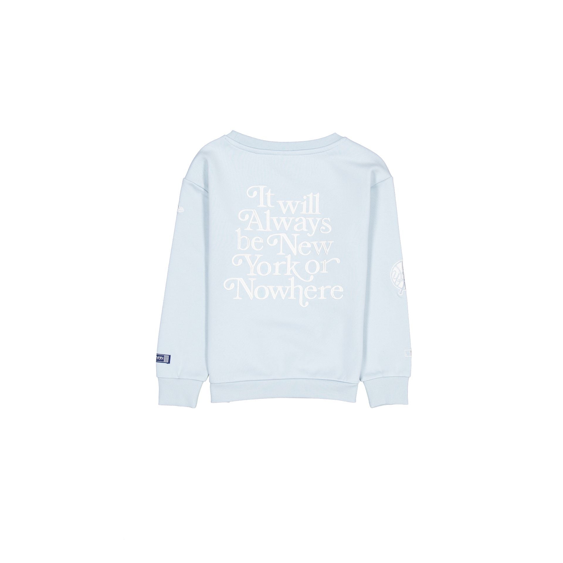Alternative view of New York Or Nowhere X New York Yankees Blue Youth Crewneck
