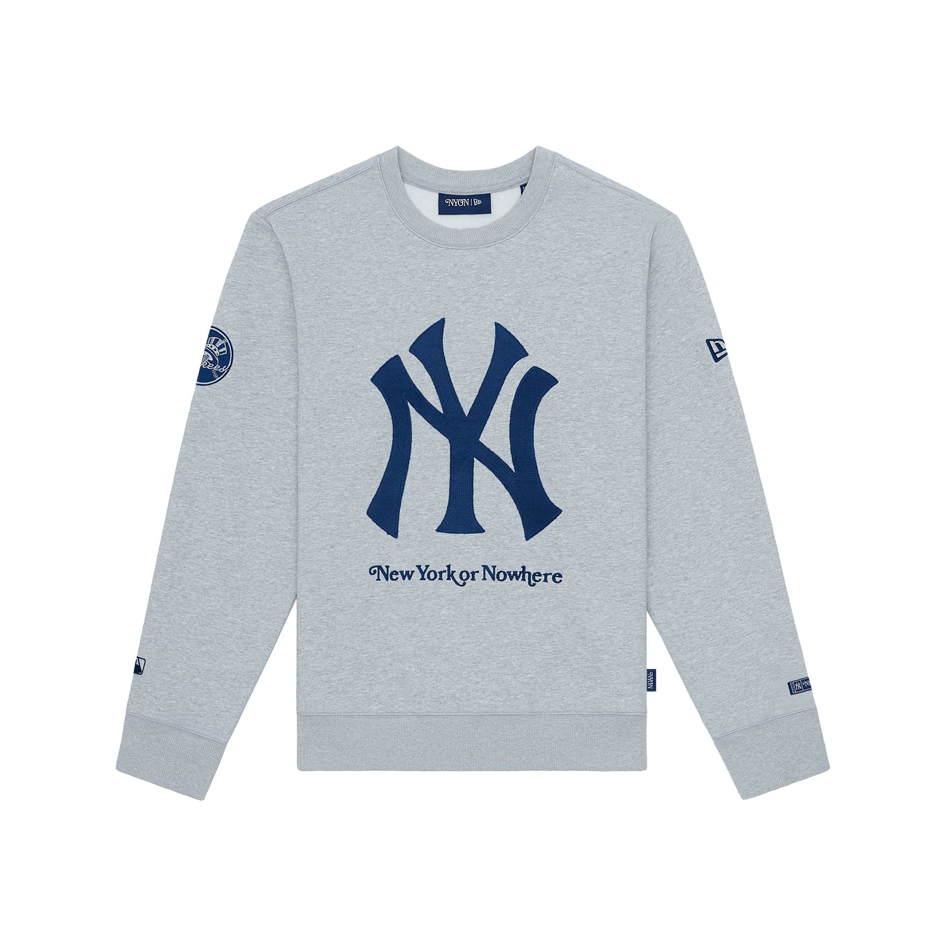 New York Or Nowhere X New York Yankees Gray Crewneck