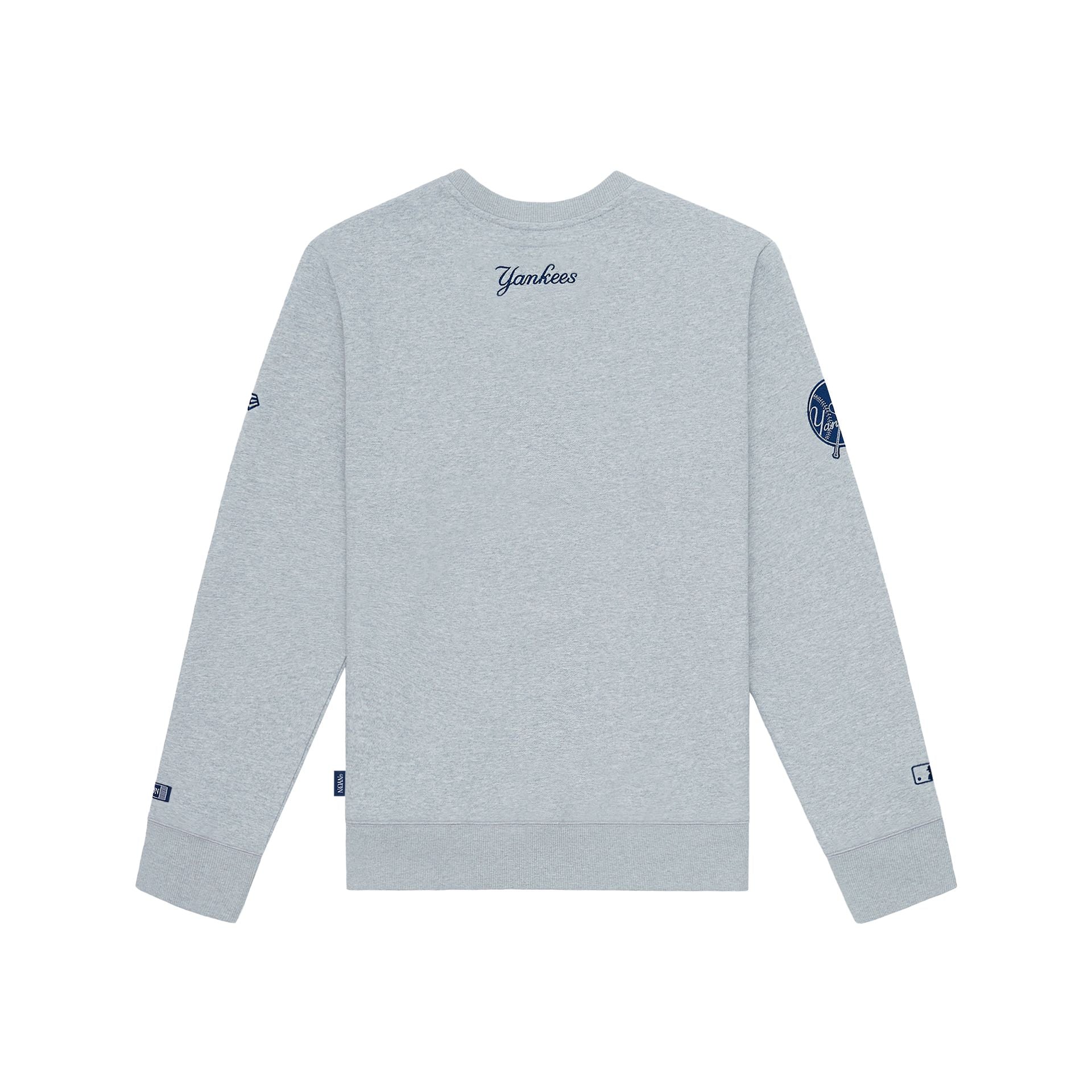 Alternative view of New York Or Nowhere X New York Yankees Gray Crewneck
