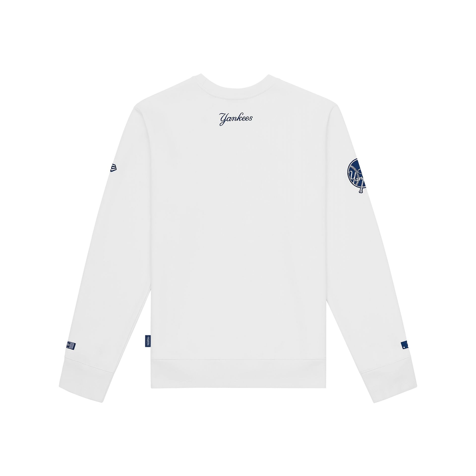 Alternative view of New York Or Nowhere X New York Yankees Pinstripe White Crewneck