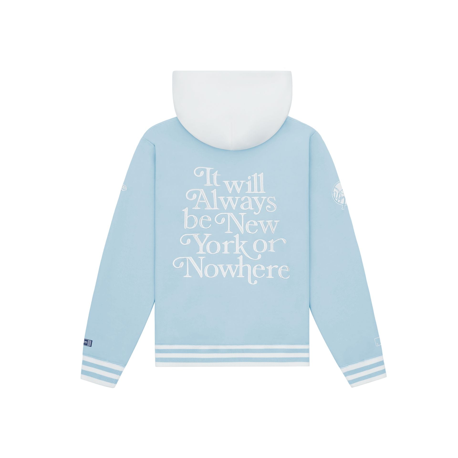 Alternative view of New York Or Nowhere X New York Yankees Blue Hoodie