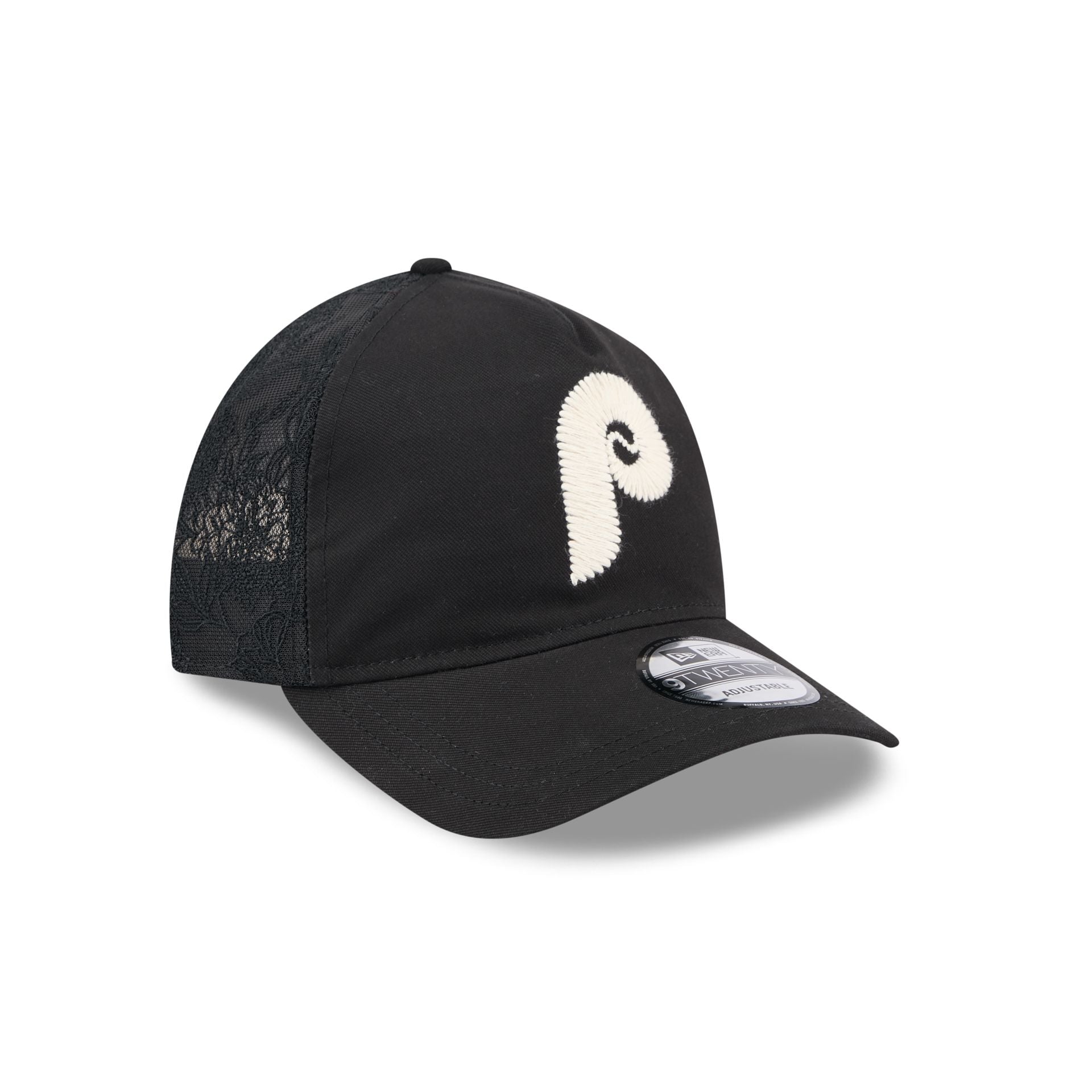 Philadelphia Phillies Embroidered Mesh 9Twenty A-Frame Adjustable Hat - Image 3