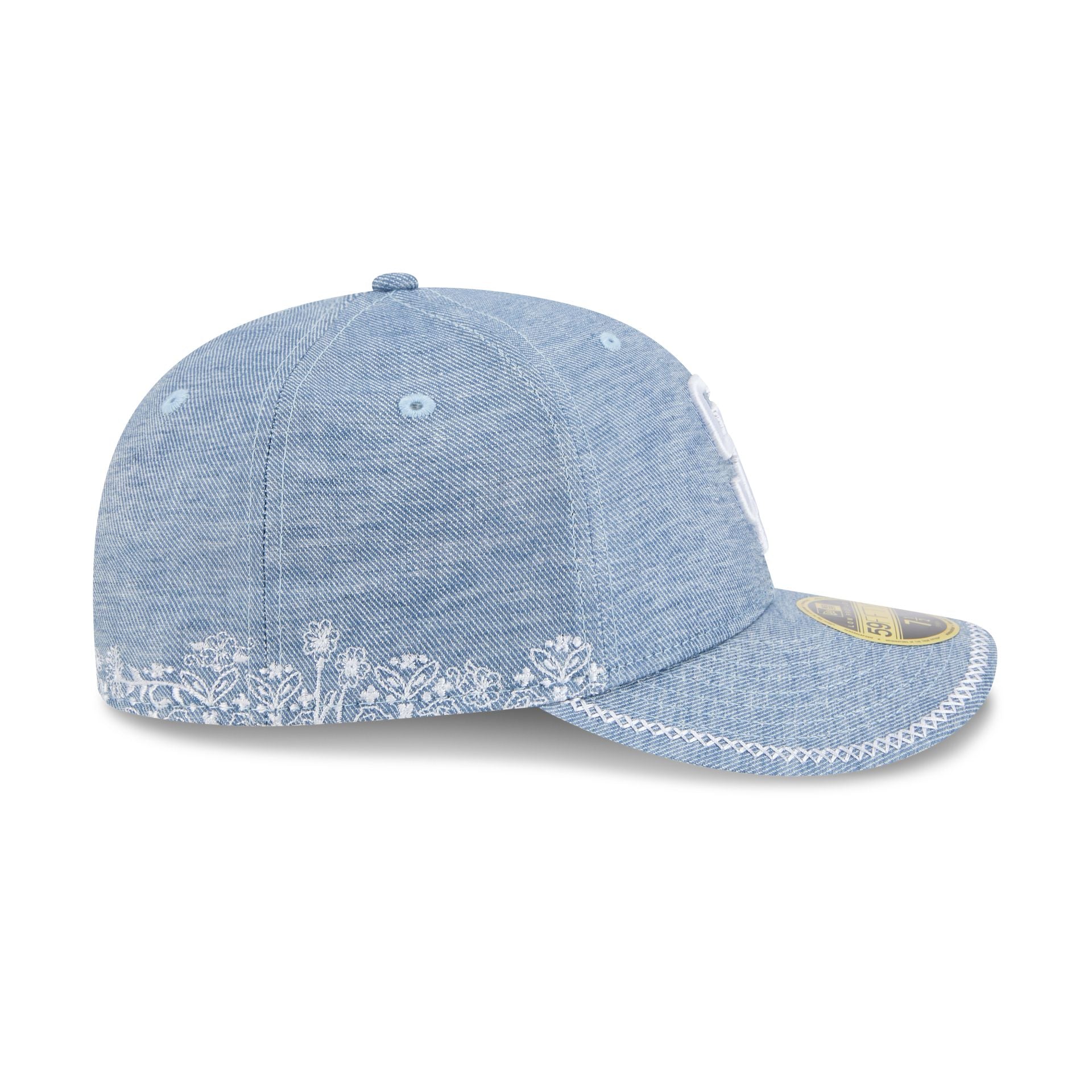 San Diego Padres Hand Stitched Chambray Low Profile 59Fifty Fitted Hat - Image 5