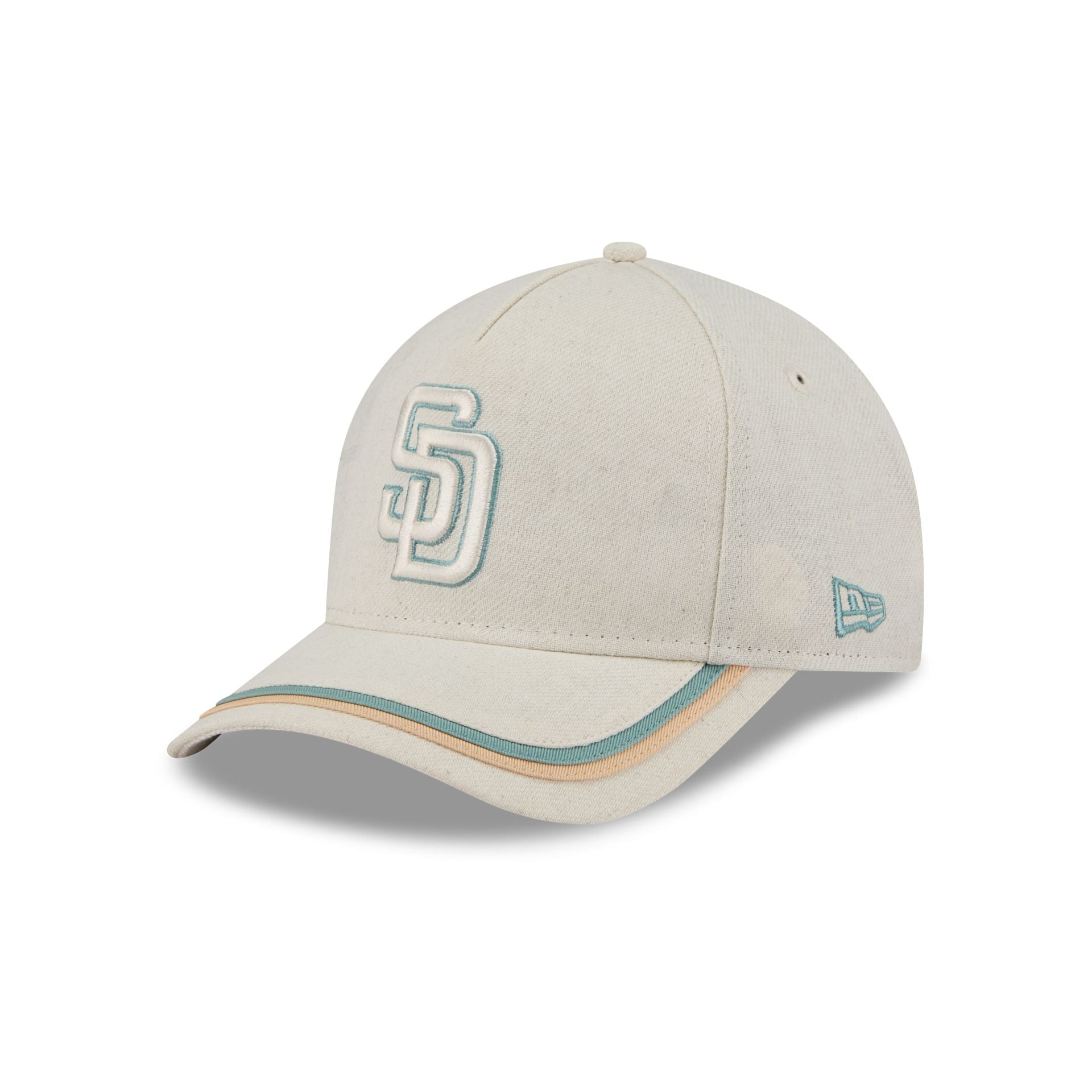 San Diego Padres Neutral Hemp 9Forty M-Crown A-Frame Adjustable Hat