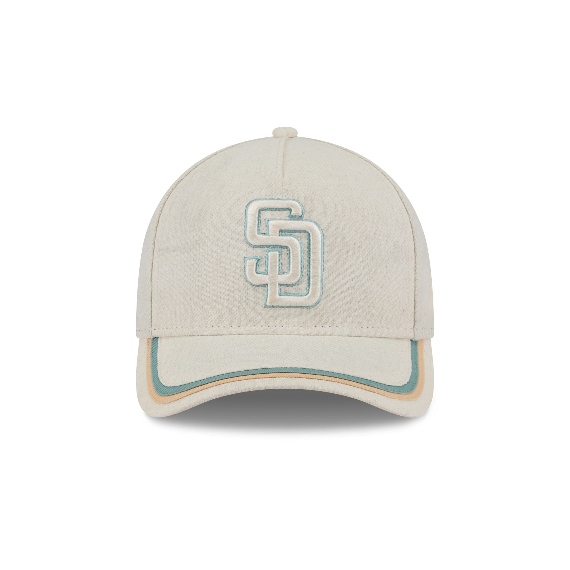 Alternative view of San Diego Padres Neutral Hemp 9Forty M-Crown A-Frame Adjustable Hat