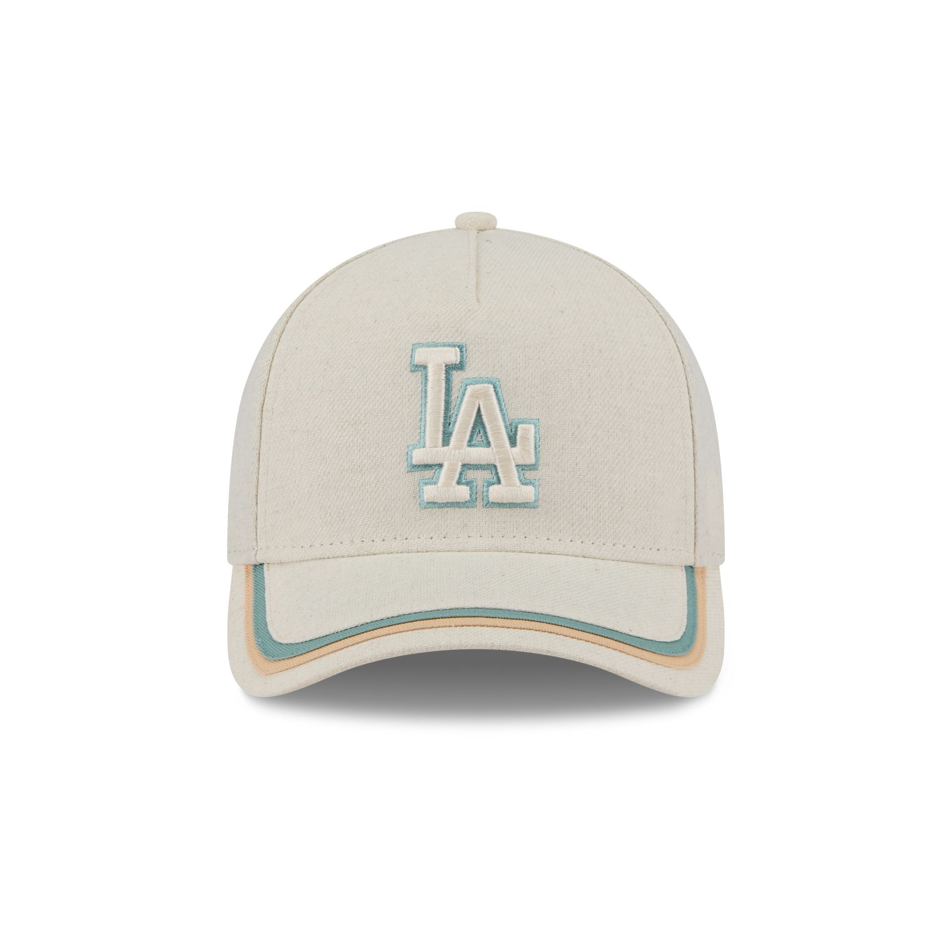 Alternative view of Los Angeles Dodgers Neutral Hemp 9Forty M-Crown A-Frame Adjustable Hat