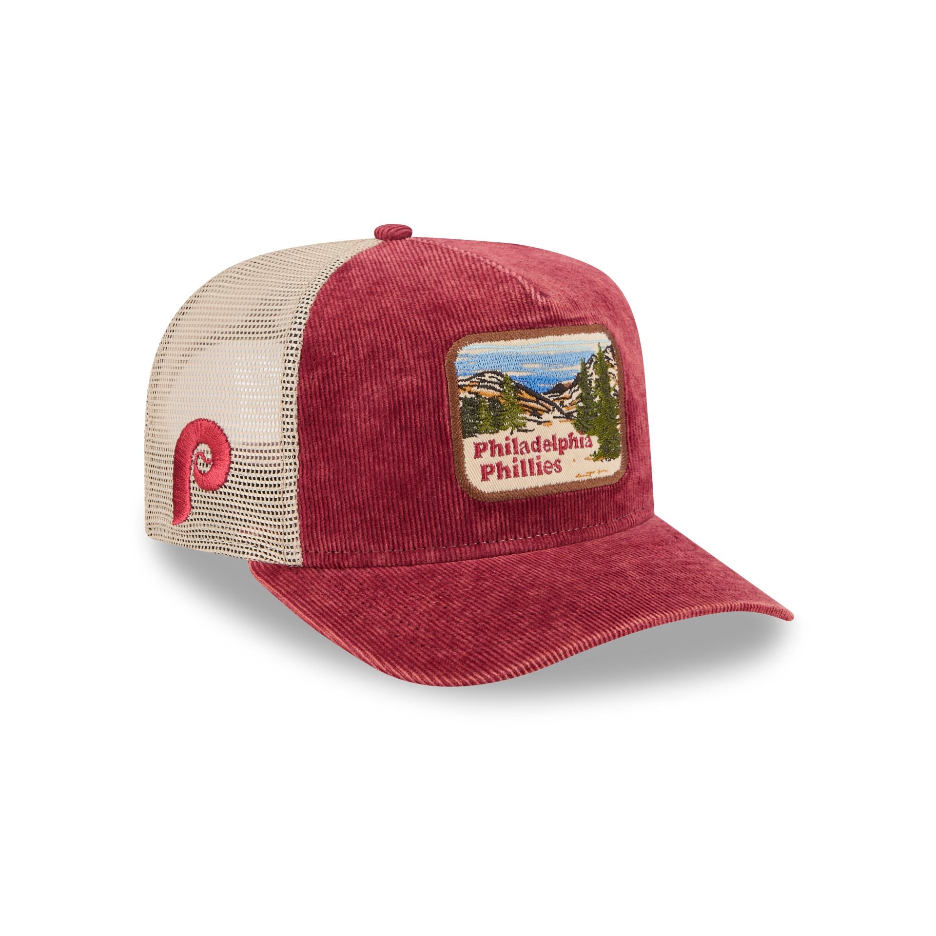 Philadelphia Phillies Vintage Landscape 9Fifty A-Frame Trucker Hat