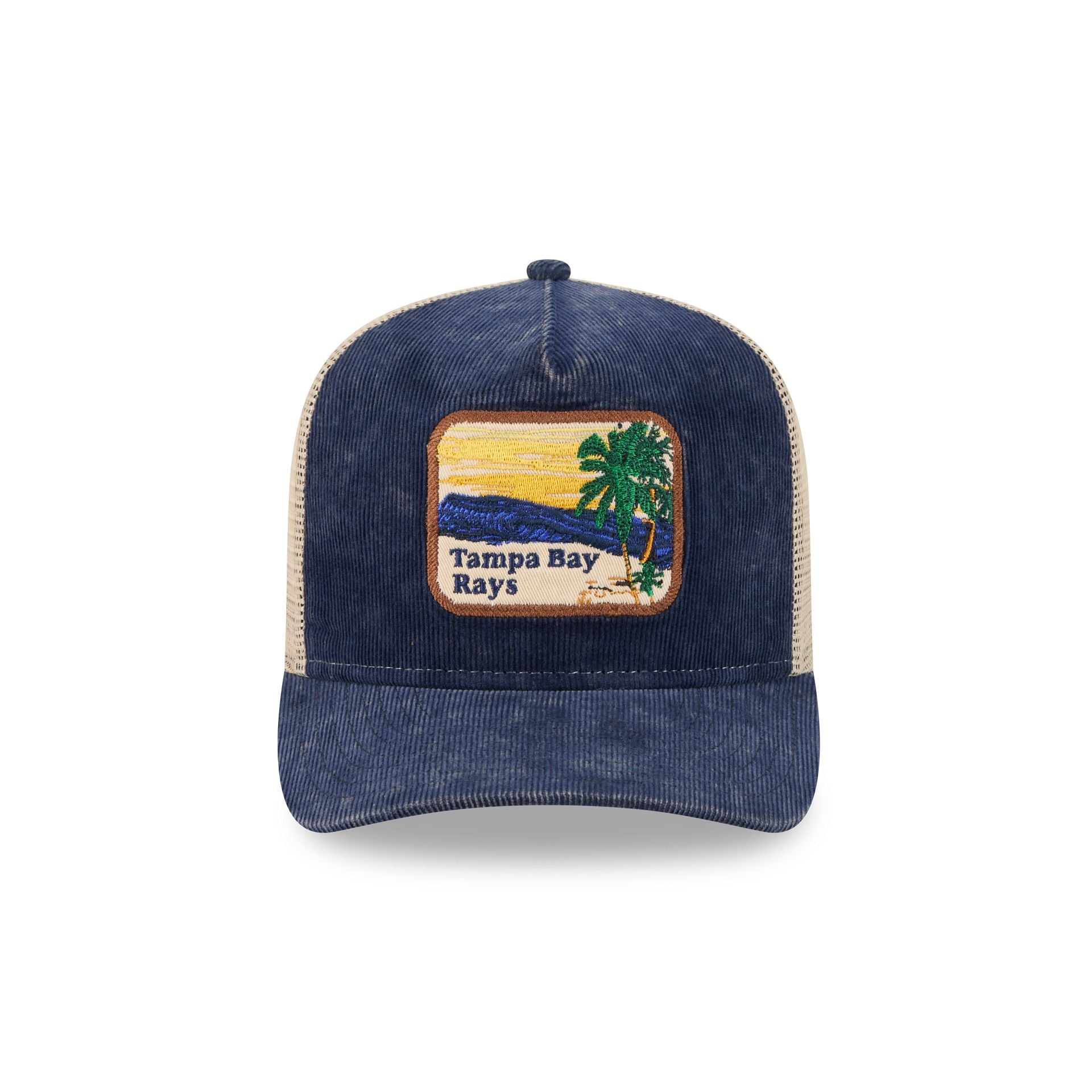 Alternative view of Tampa Bay Rays Vintage Landscape 9Fifty A-Frame Trucker Hat