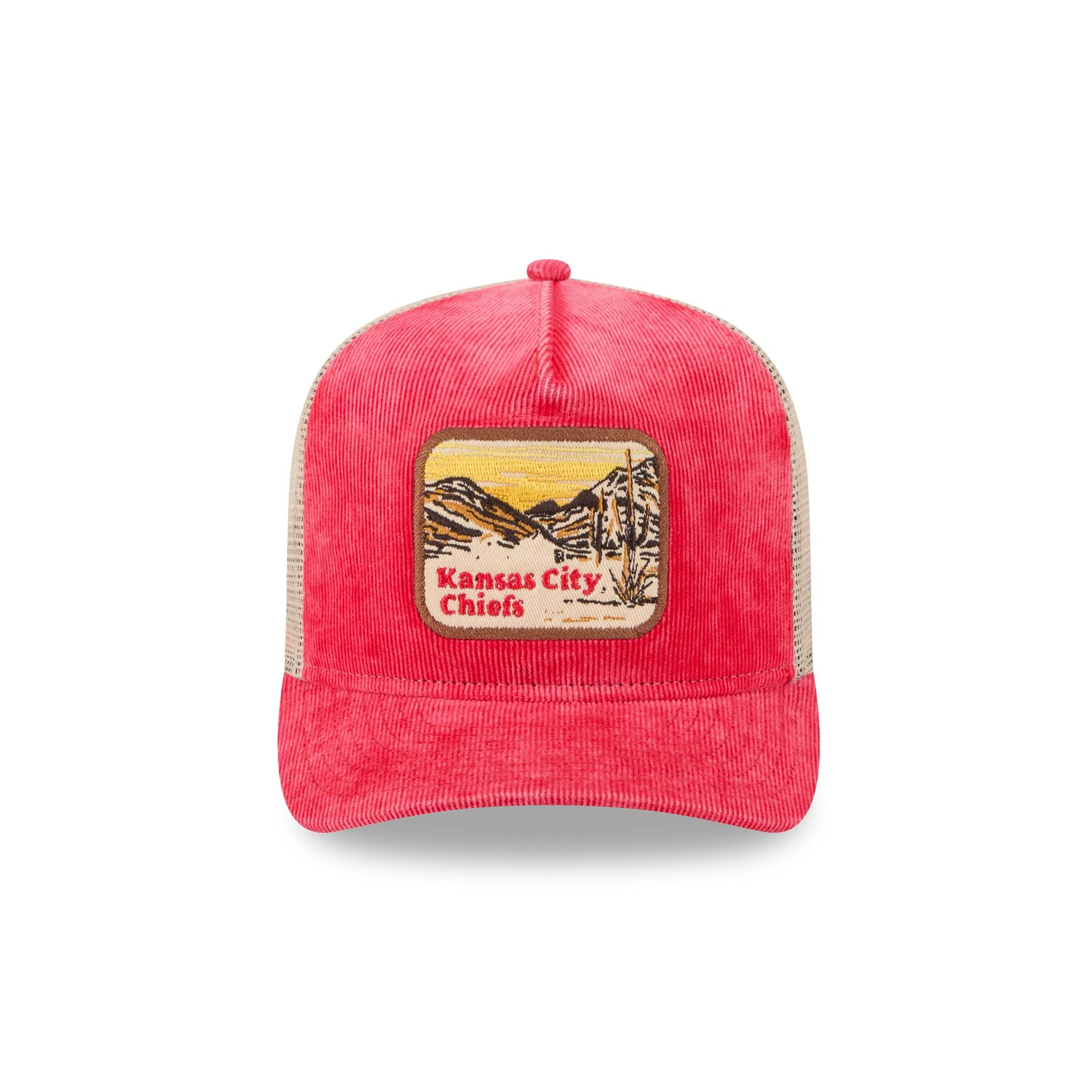 Alternative view of Kansas City Chiefs Vintage Landscape 9Fifty A-Frame Trucker Hat