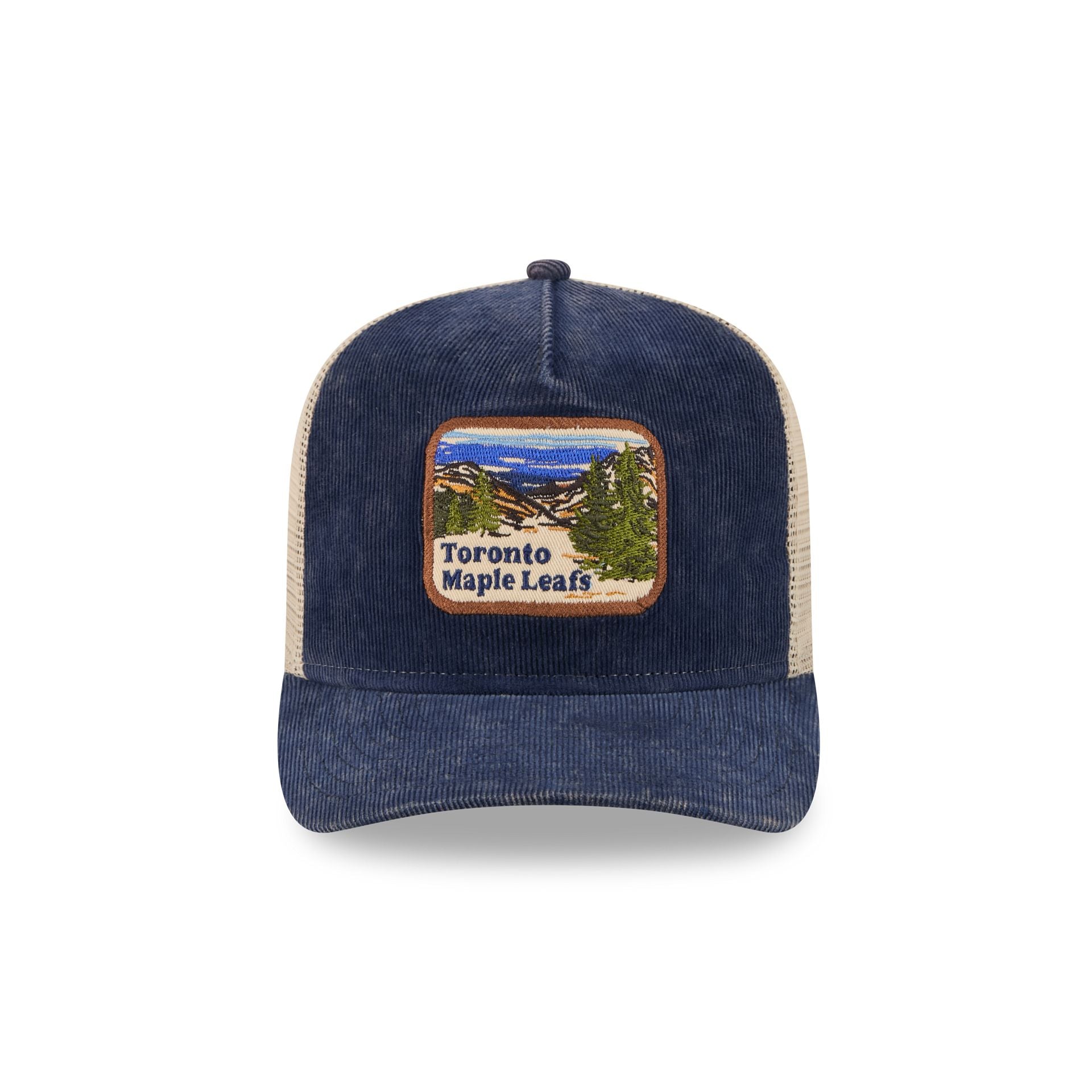 Alternative view of Toronto Maple Leafs Vintage Landscape 9Fifty A-Frame Trucker Hat