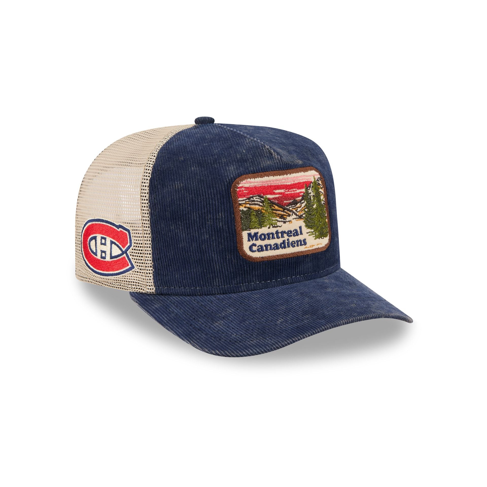 Montreal Canadiens Vintage Landscape 9Fifty A-Frame Trucker Hat