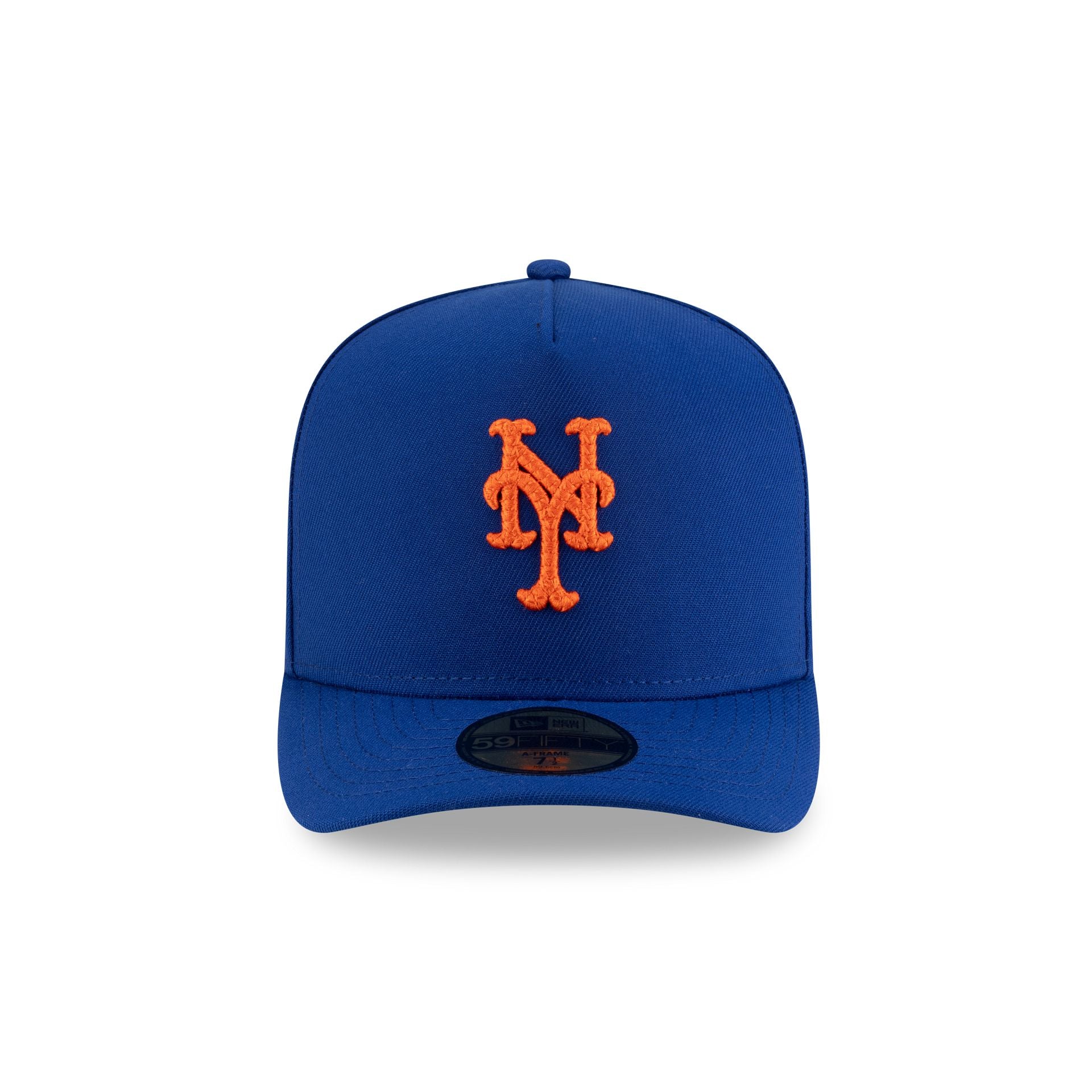 Alternative view of New York Mets Script Safety Pin 59Fifty A-Frame Fitted Hat
