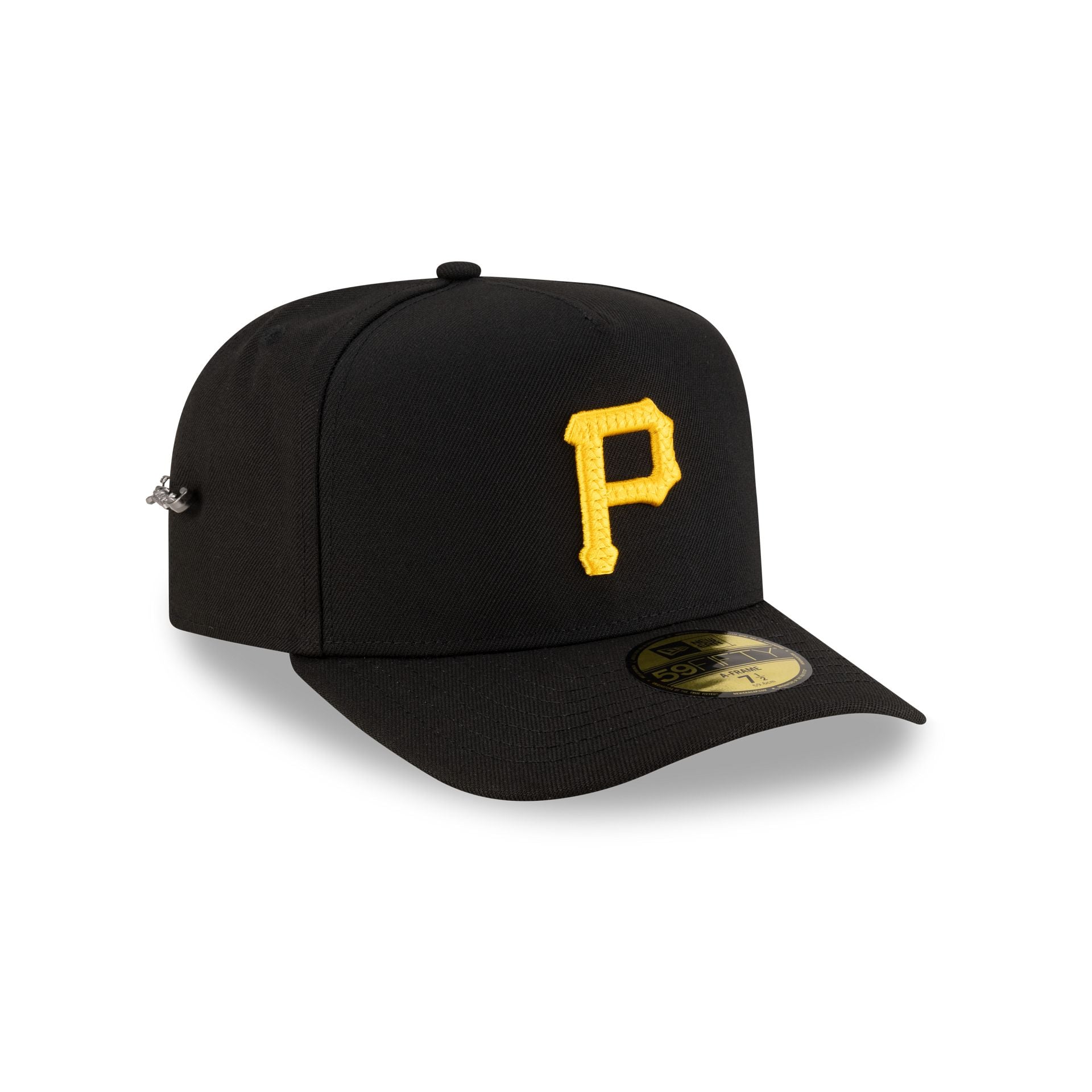 Pittsburgh Pirates Script Safety Pin 59Fifty A-Frame Fitted Hat
