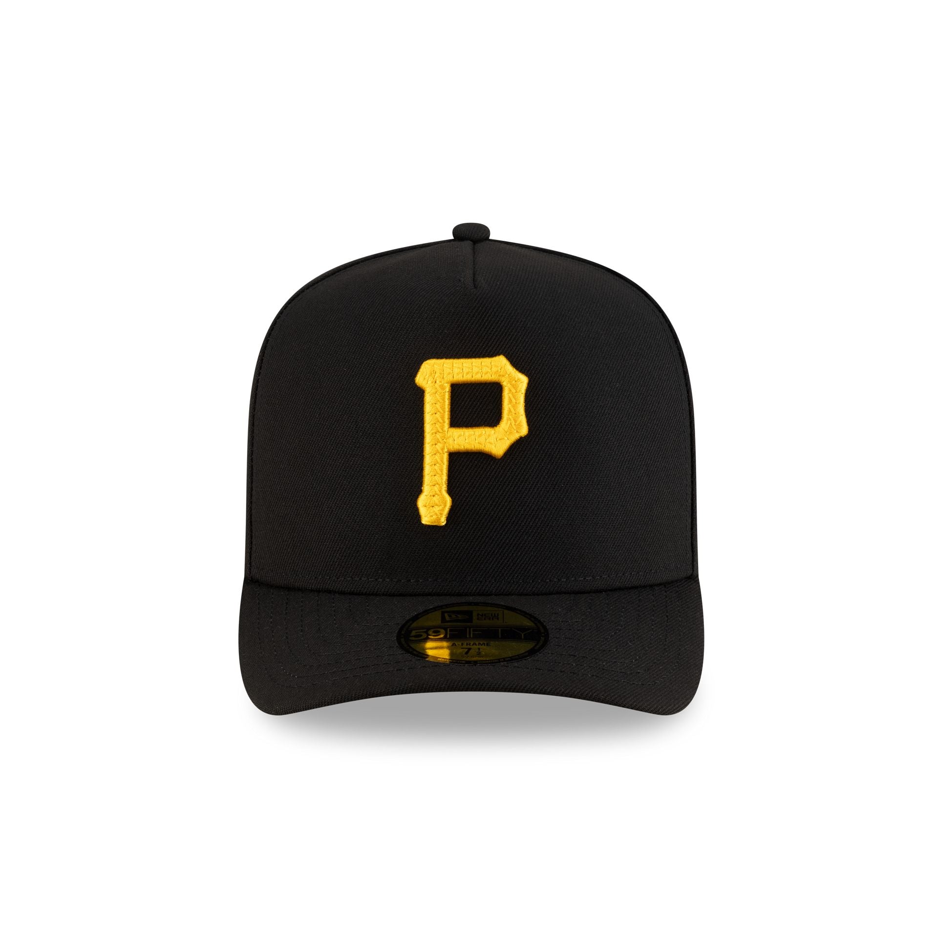 Alternative view of Pittsburgh Pirates Script Safety Pin 59Fifty A-Frame Fitted Hat