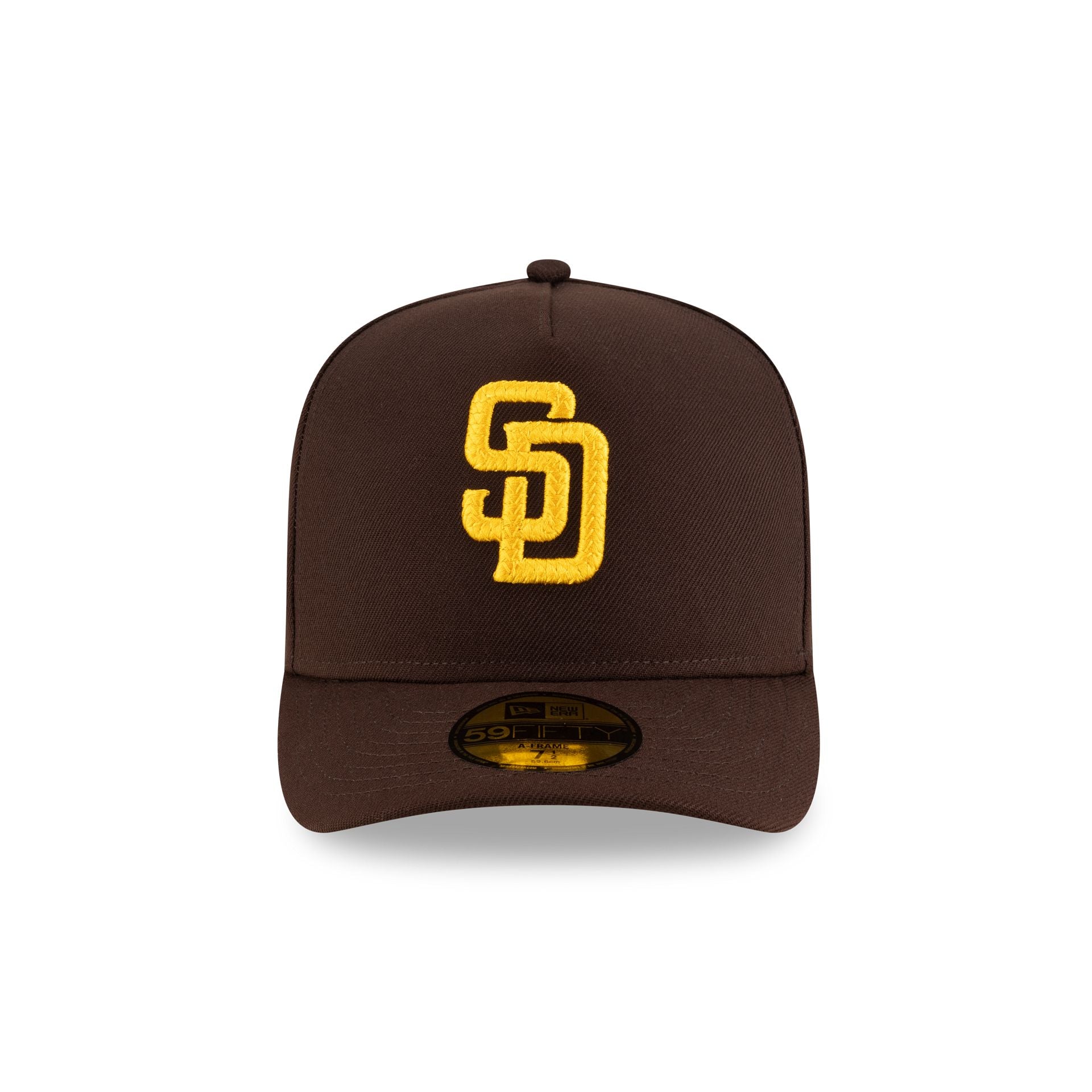 Alternative view of San Diego Padres Script Safety Pin 59Fifty A-Frame Fitted Hat