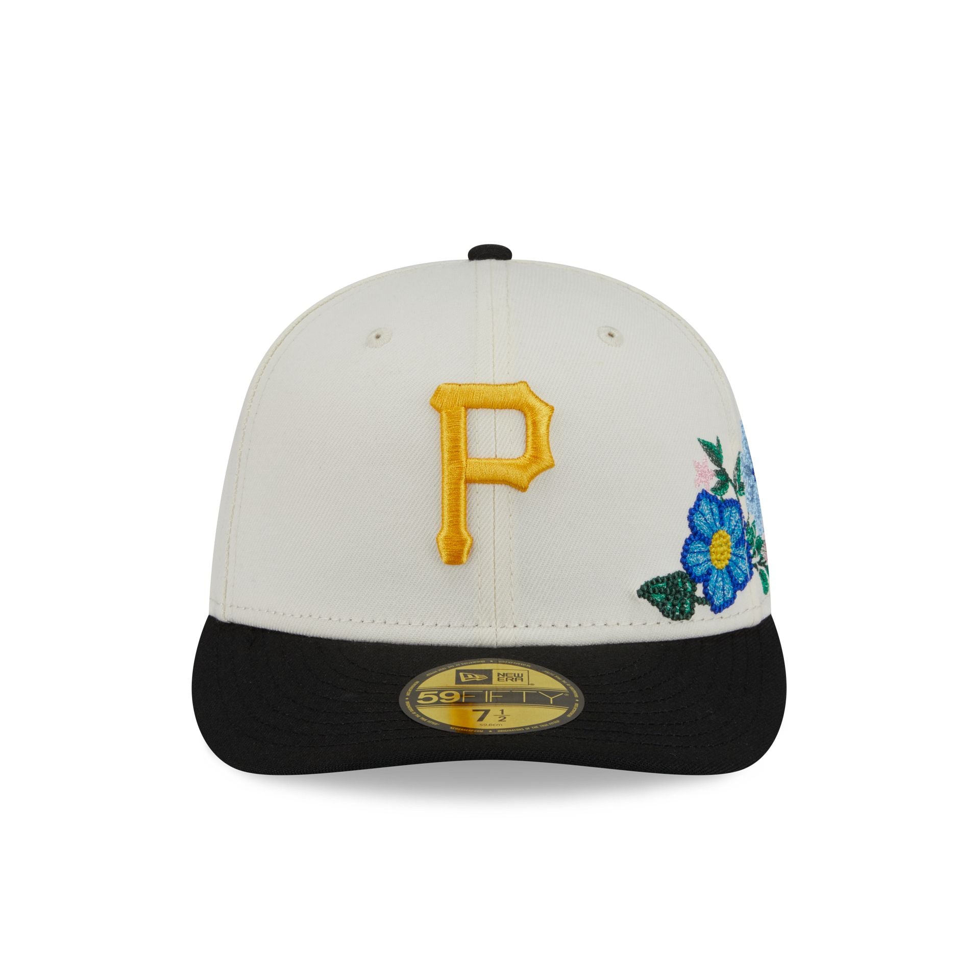 Alternative view of Pittsburgh Pirates Tonal Florals White 59Fifty Fitted Hat