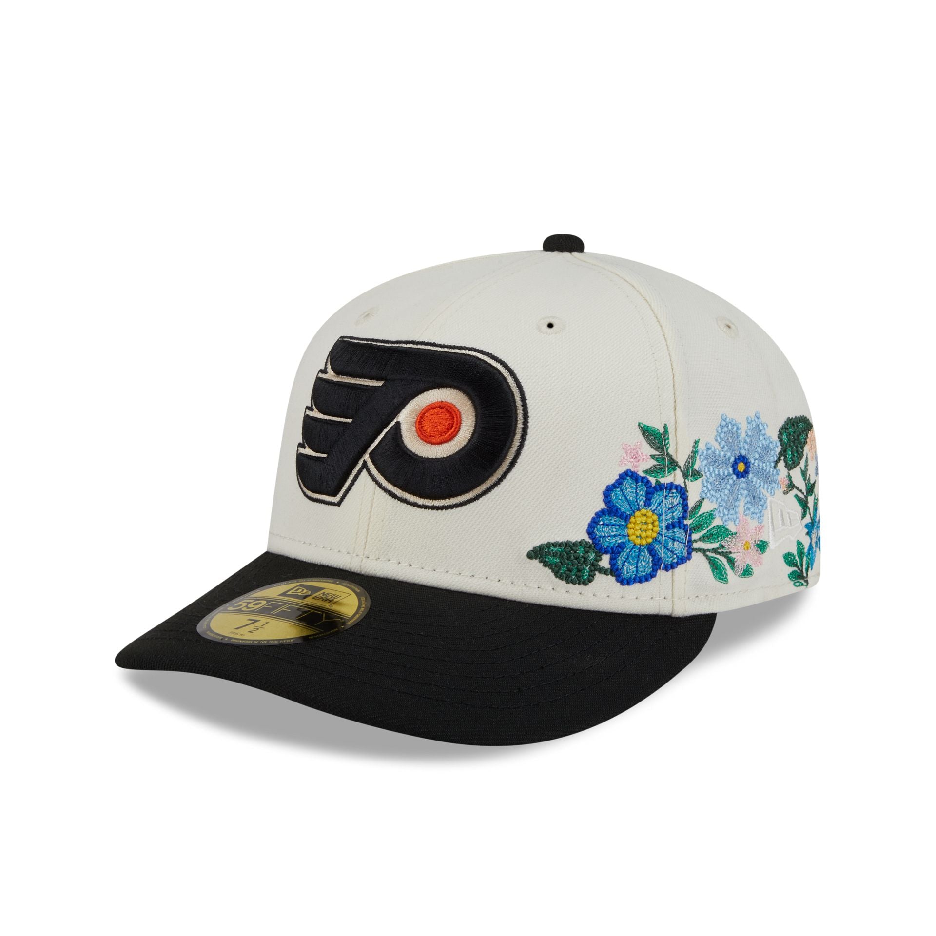 Philadelphia Flyers Tonal Florals White 59Fifty Fitted Hat